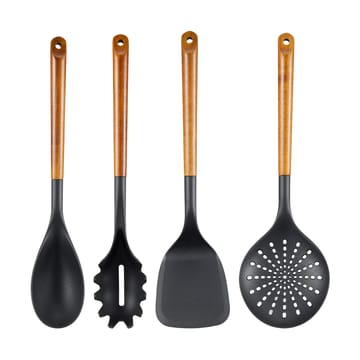 Utensili da cucina Korra 4 pezzi - Acacia-plastica - Dorre