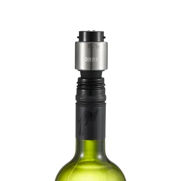 Verne aeratore per vino e tappo per vino - Nero - Dorre