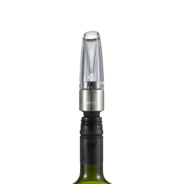 Verne aeratore per vino e tappo per vino - Nero - Dorre