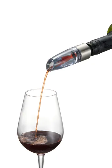 Verne aeratore per vino e tappo per vino - Nero - Dorre