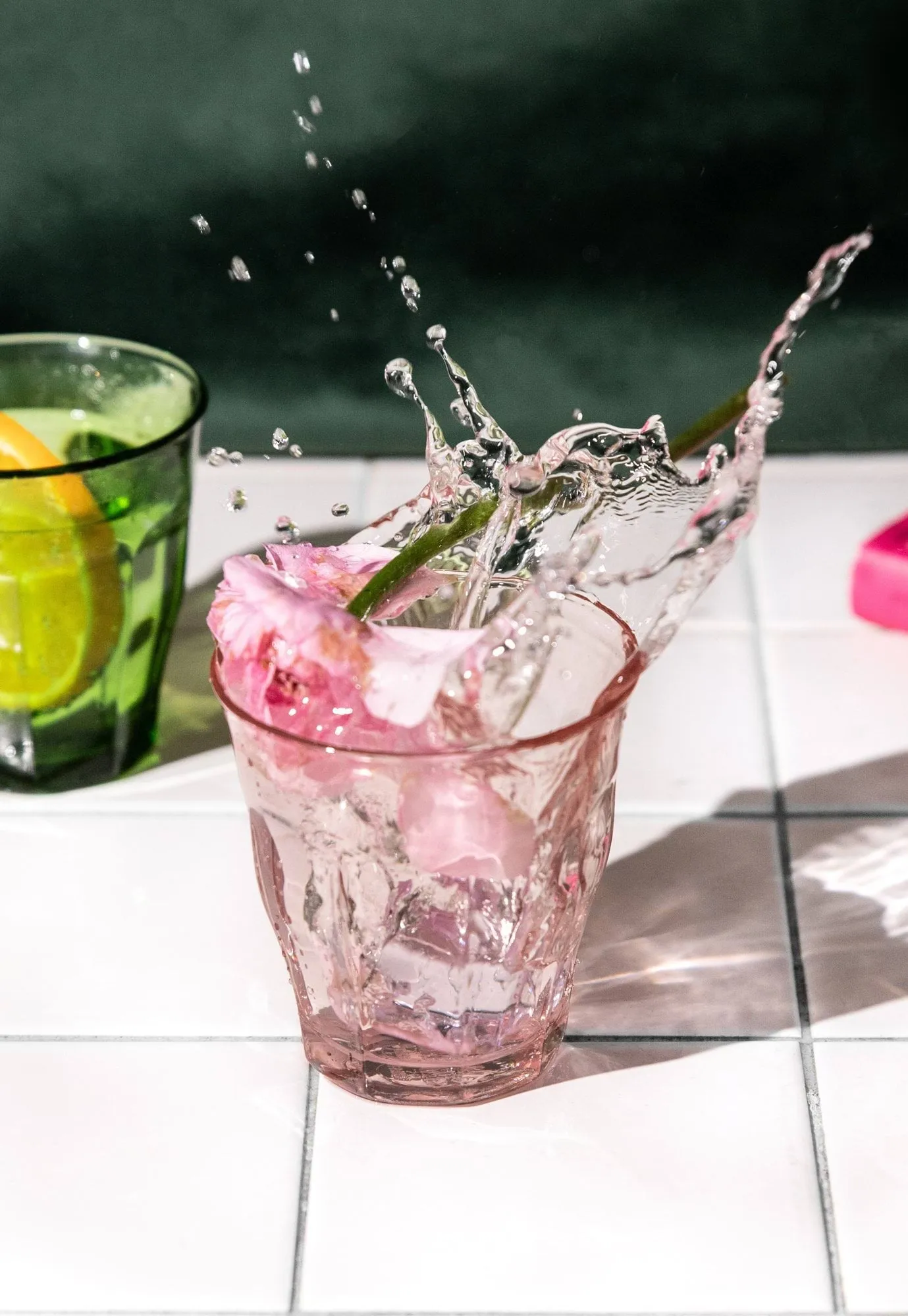Picardie bicchiere, Rosa, confezione da 4, 25 cl Duralex