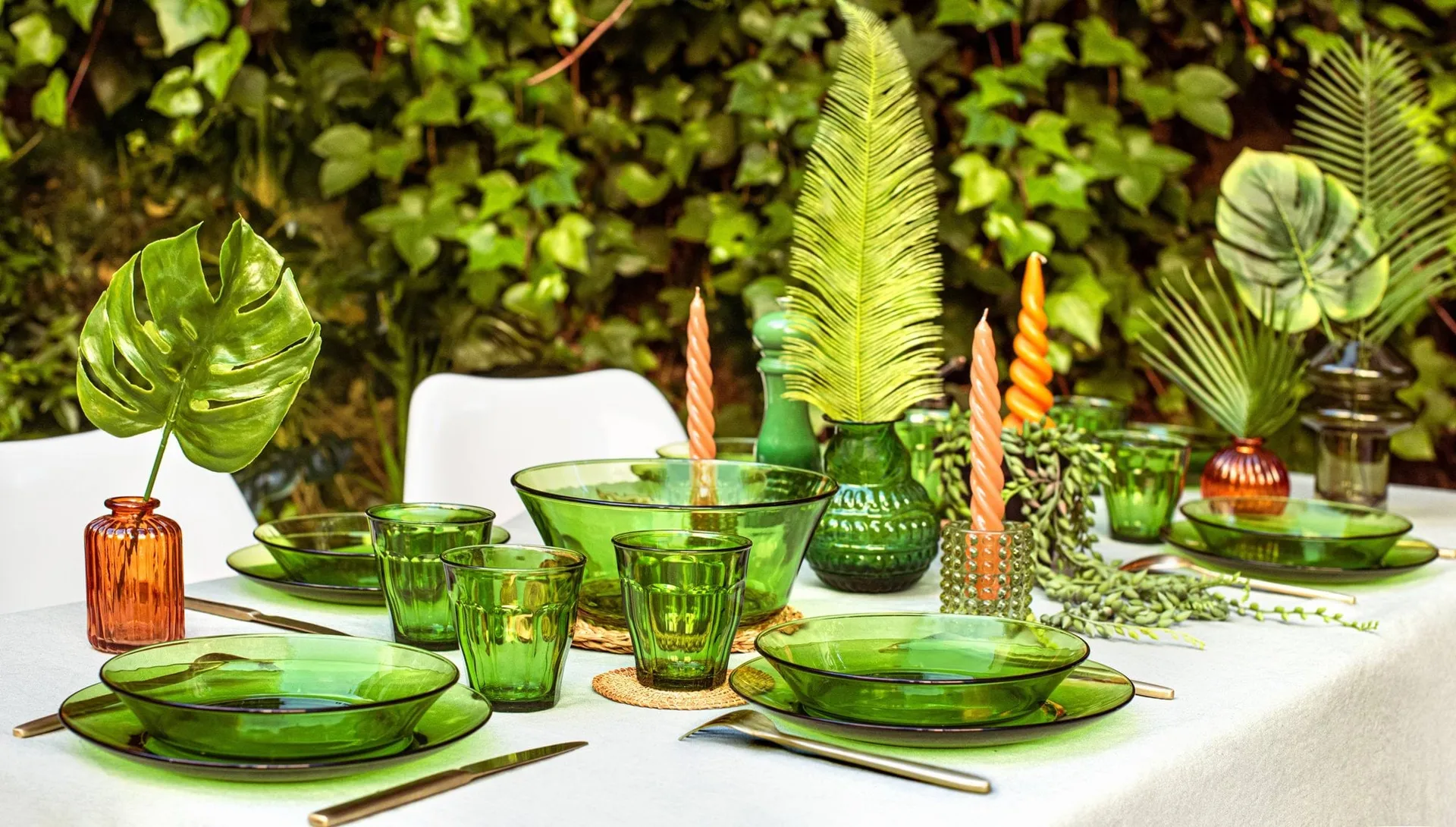 Picardie bicchiere, Verde, 6 pezzi, 25 cl Duralex