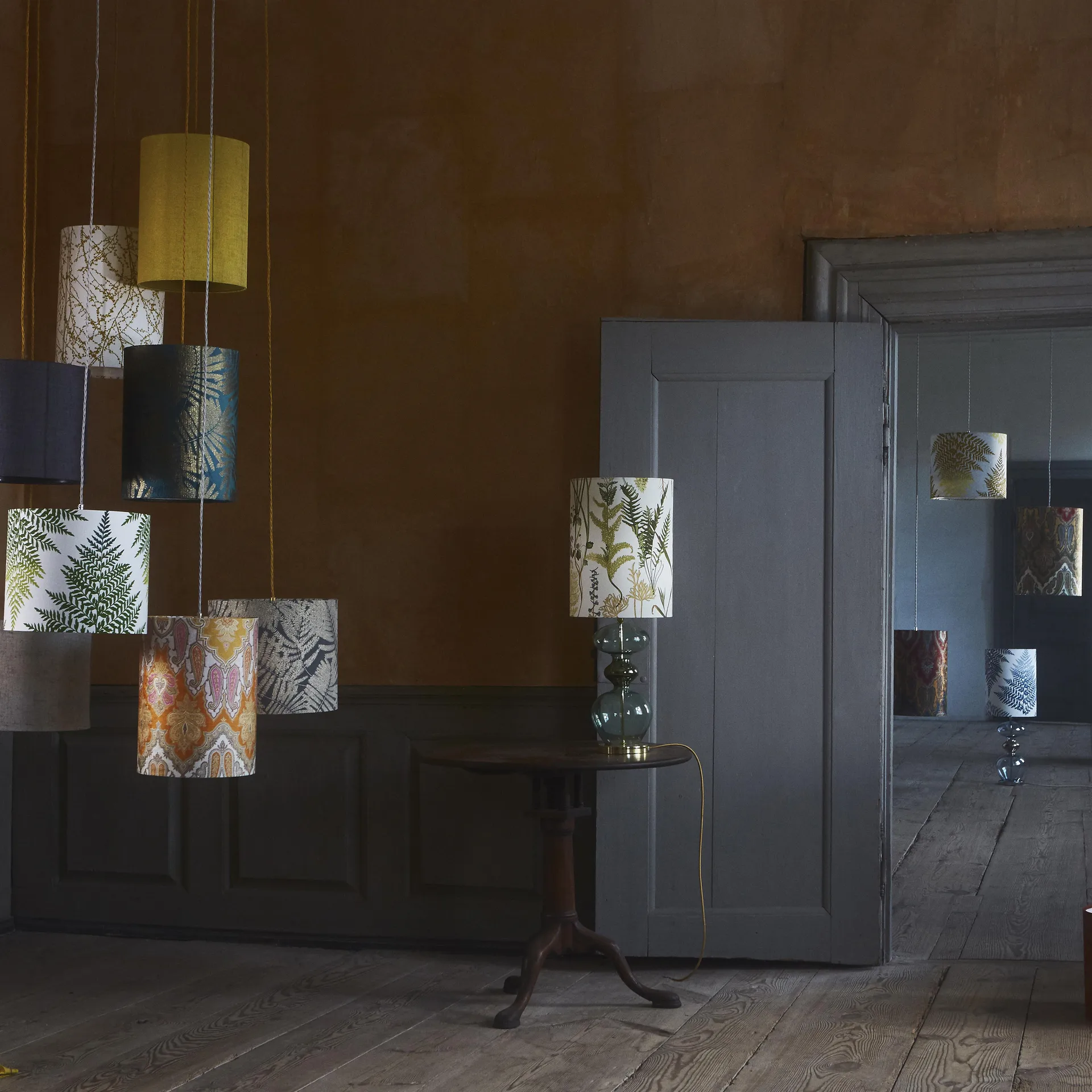 Base per lampada Futura, forest green EBB & FLOW