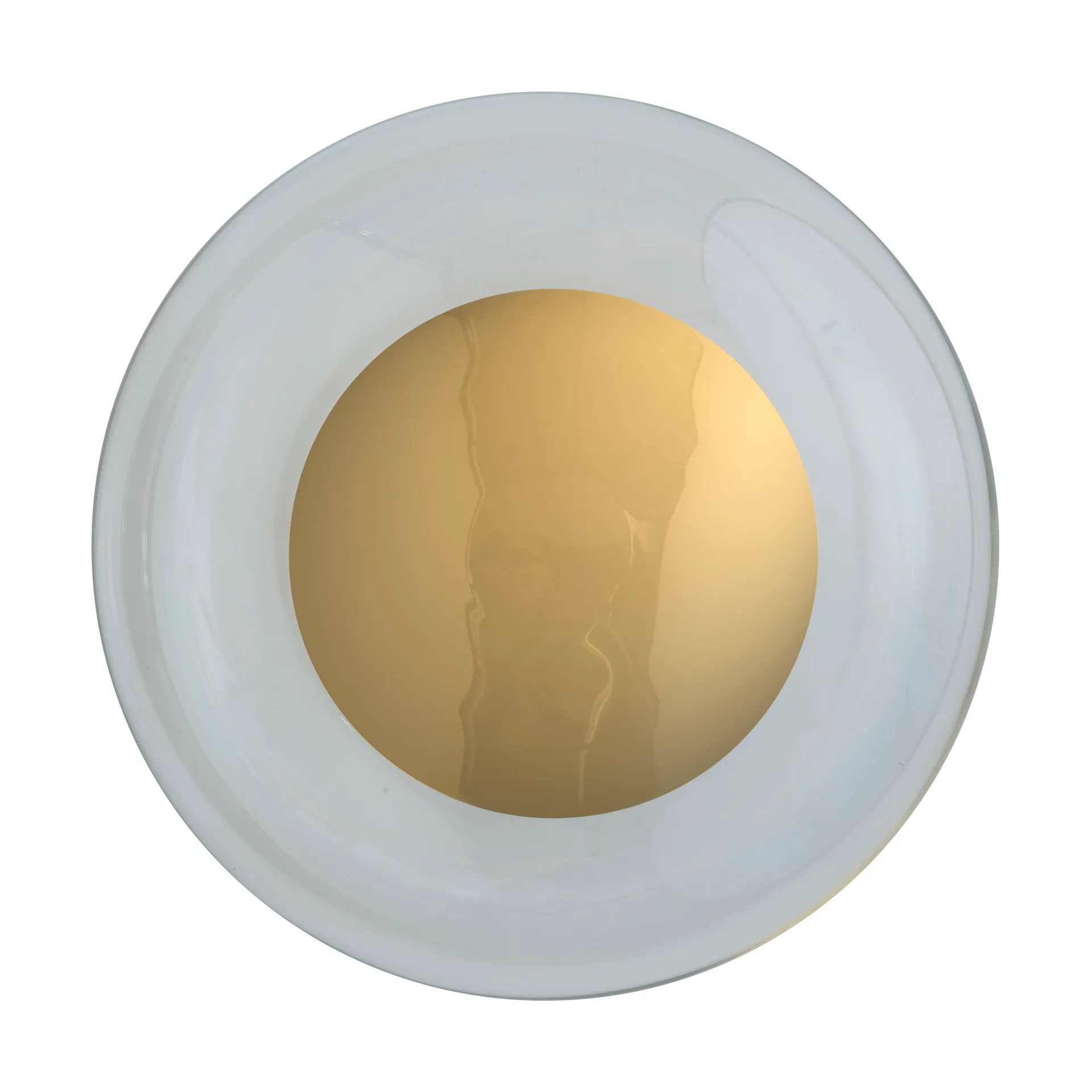 Horizon Surface applique, Trasparente-shiny gold, Ø29 cm EBB & FLOW