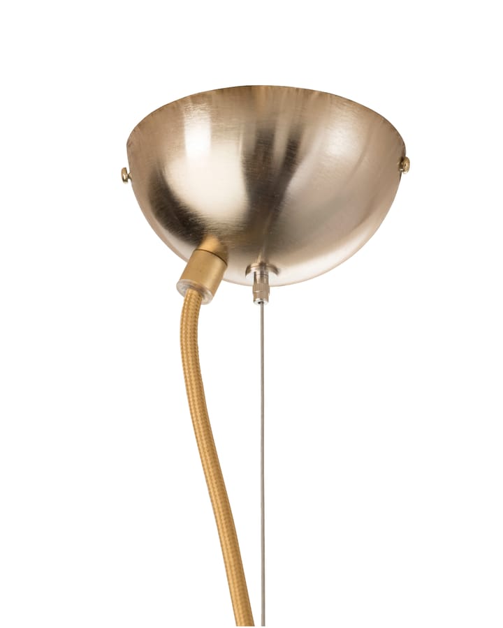 Lampada a sospensione Ø 39 cm, trasparente, cordoncino dorato EBB & FLOW