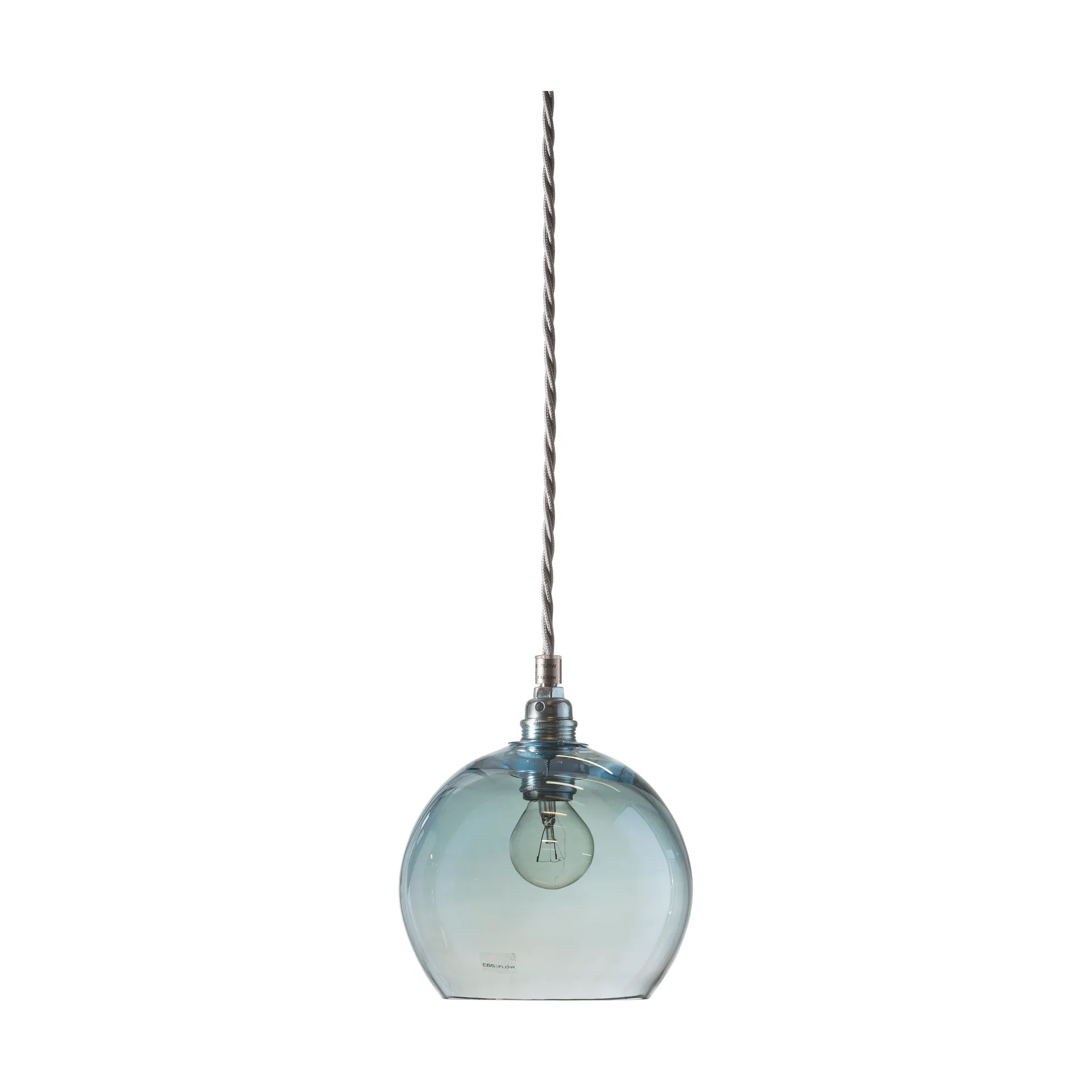 Lampada a sospensione Rowan S, Ø 15 cm, Topaz blue EBB & FLOW