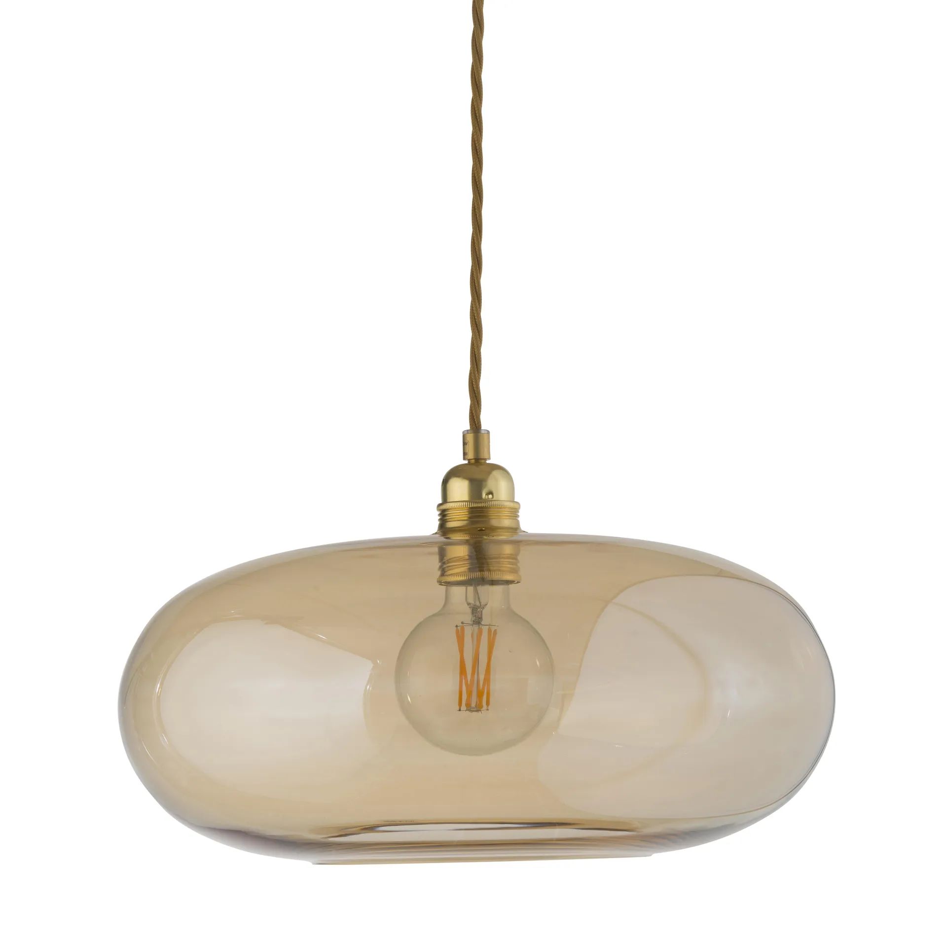 Lampadario Horizon Ø 36 cm, golden smoke EBB & FLOW