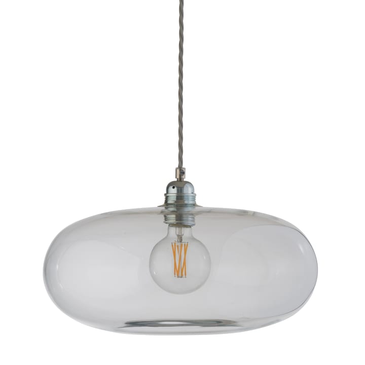 Lampadario Horizon Ø 36 cm - trasparente + cordoncino color argento - EBB & FLOW