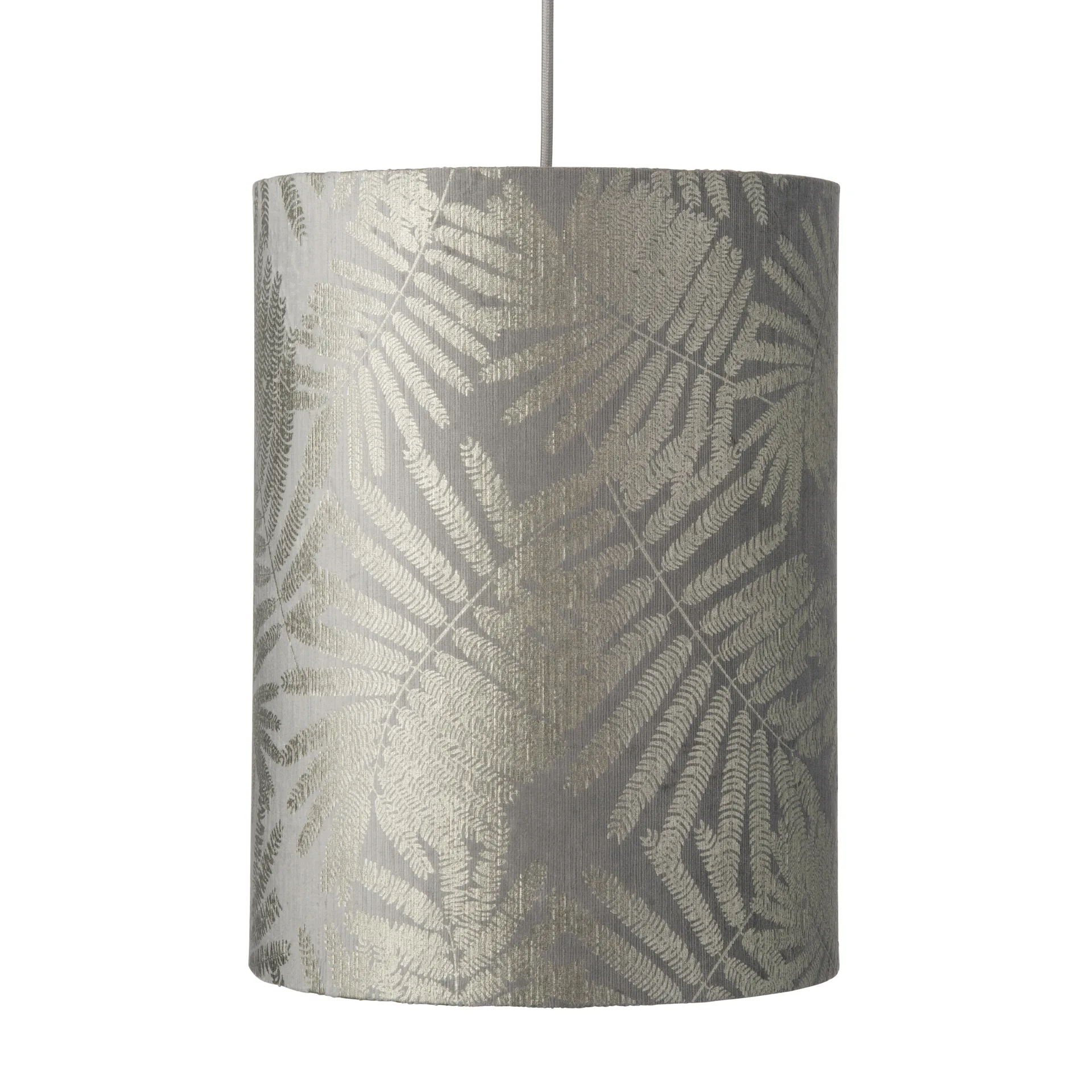Paralume Fern leaves Ø 30 cm, argento EBB & FLOW