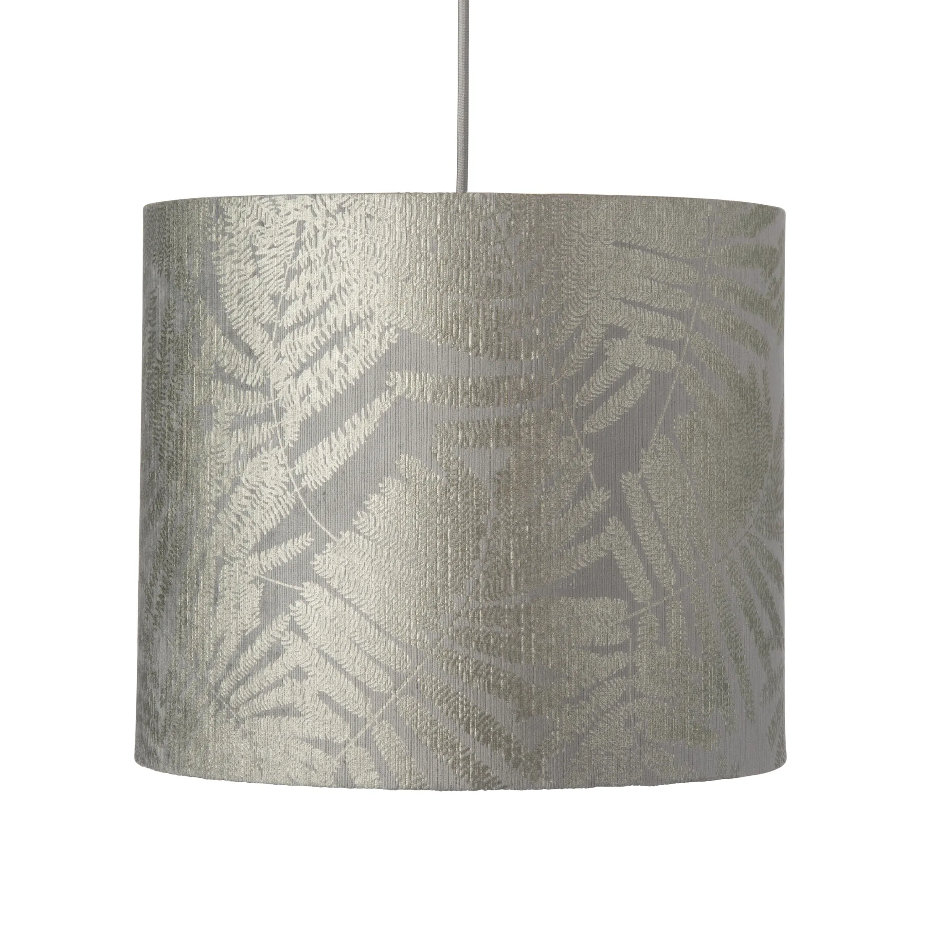 Paralume Fern leaves Ø 35 cm, argento EBB & FLOW