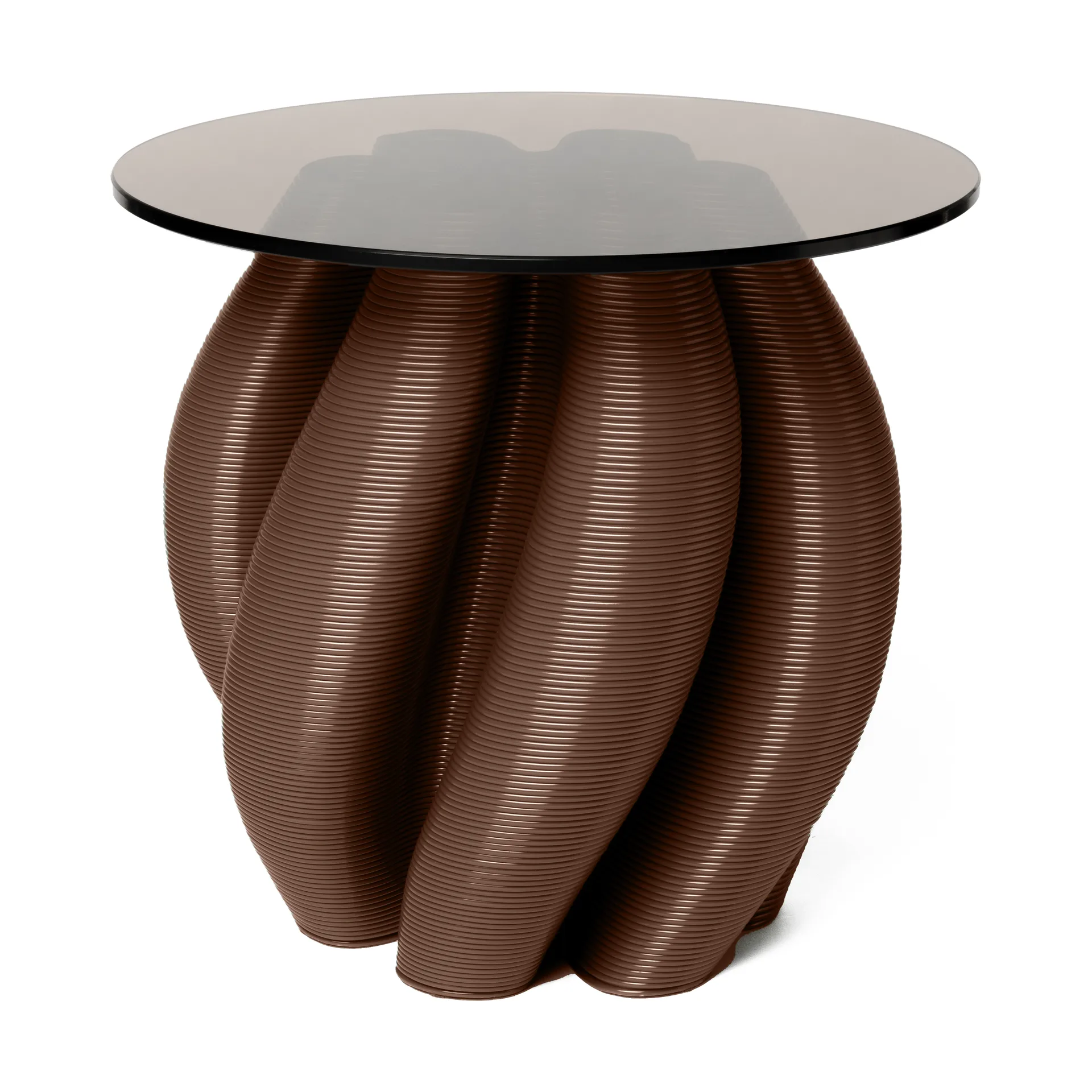 Tavolino Water lily Ø50 cm, Chocolate Ekbacken Studios