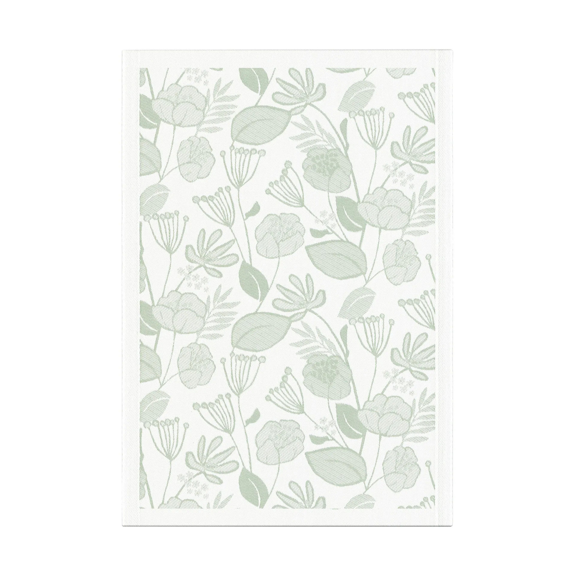 Asciugamano da cucina Grönska 35x50 cm, Verde-bianco Ekelund Linneväveri
