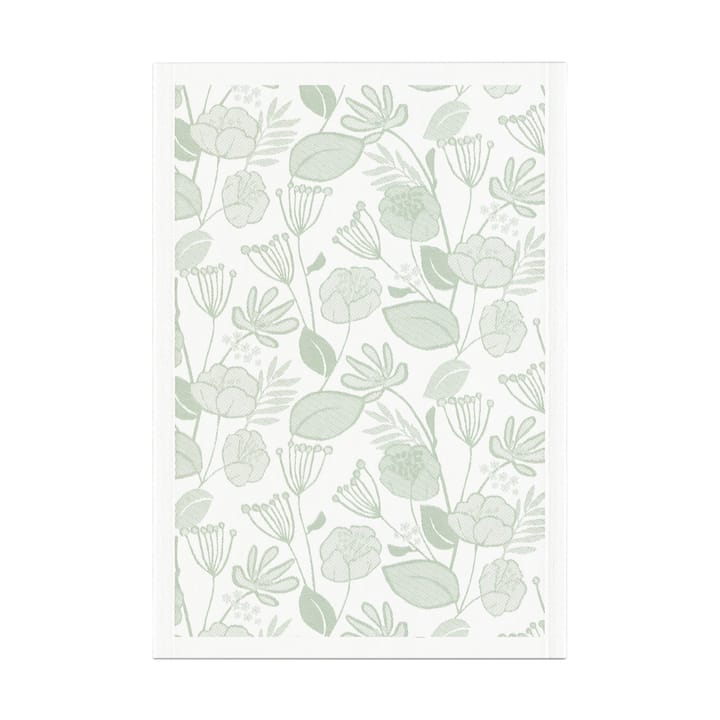 Asciugamano da cucina Grönska 35x50 cm - Verde-bianco - Ekelund Linneväveri