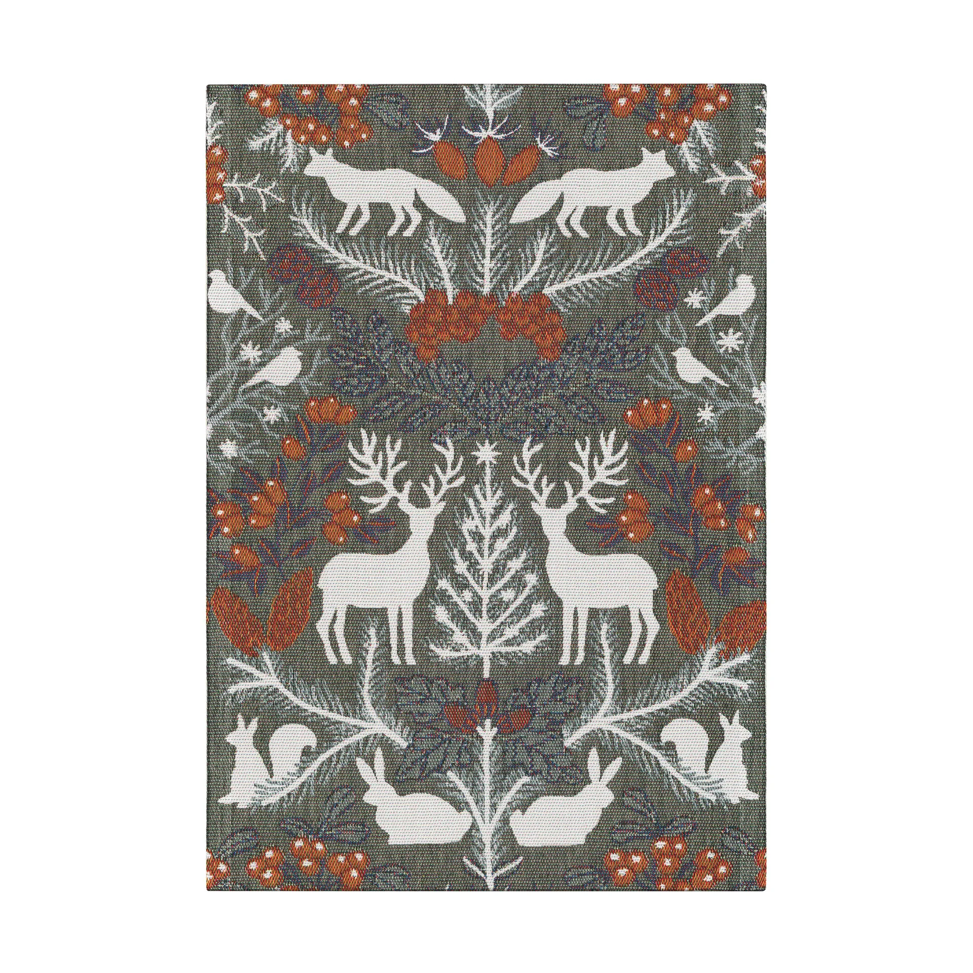 Asciugamano da cucina Hjortnäs 35x50 cm, Grigio Ekelund Linneväveri