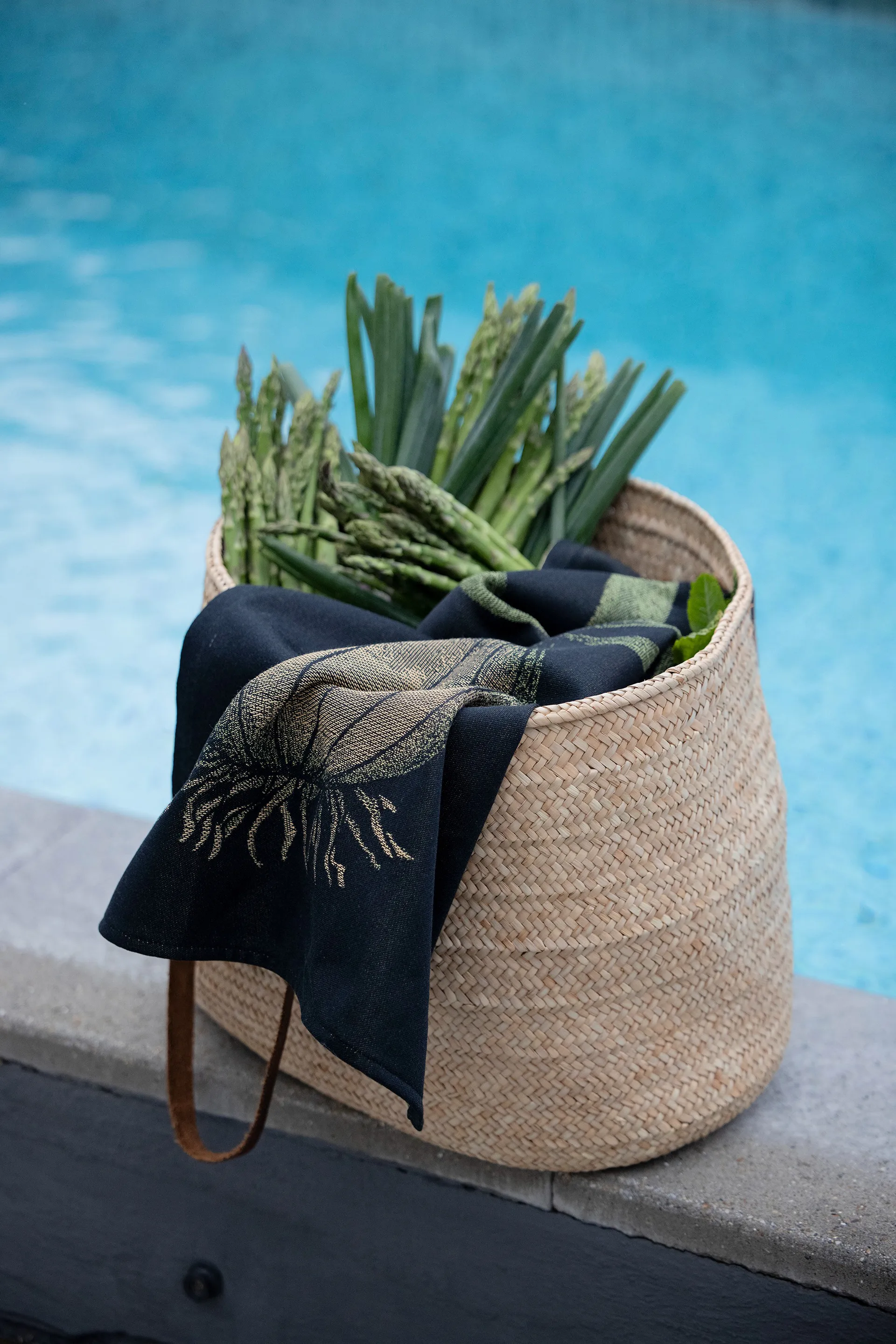 Asciugamano da cucina Lök 48x70 cm, Nero-giallo scuro Ekelund Linneväveri