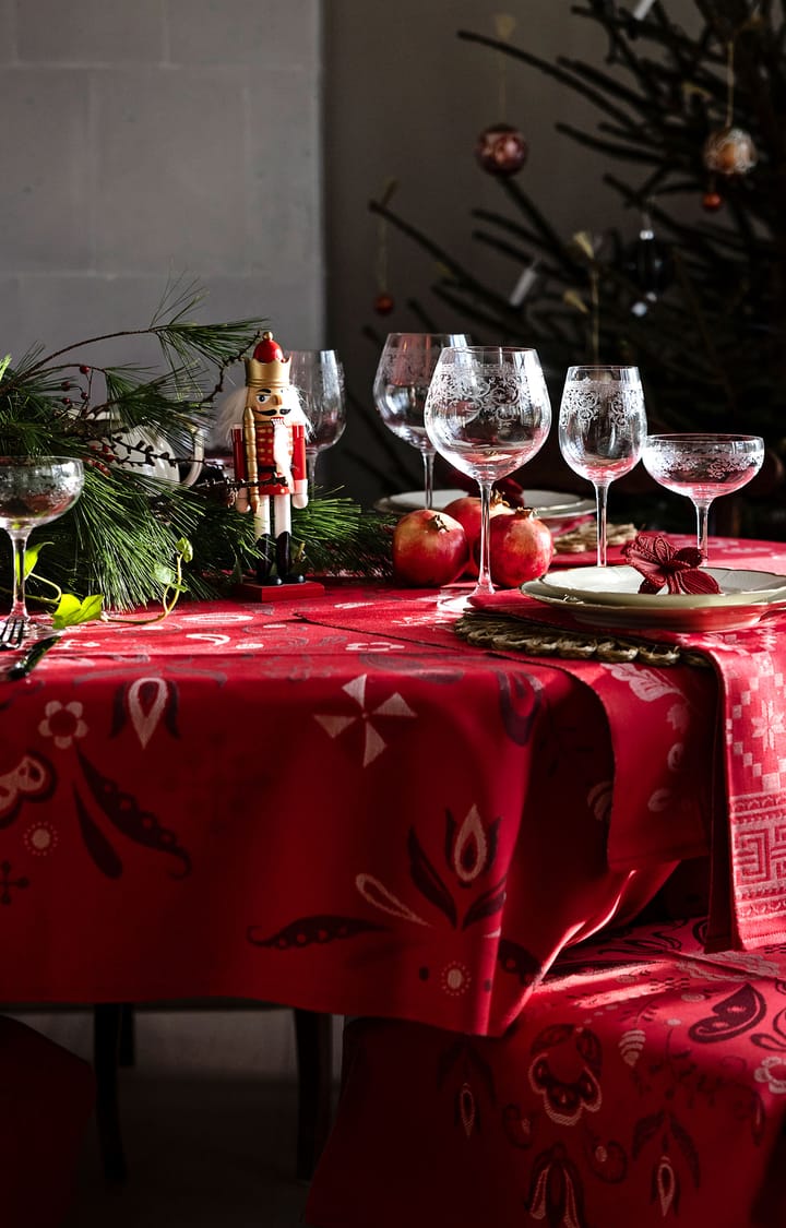 Asciugamano da cucina Torplyckan 48x70 cm, Rosso Ekelund Linneväveri