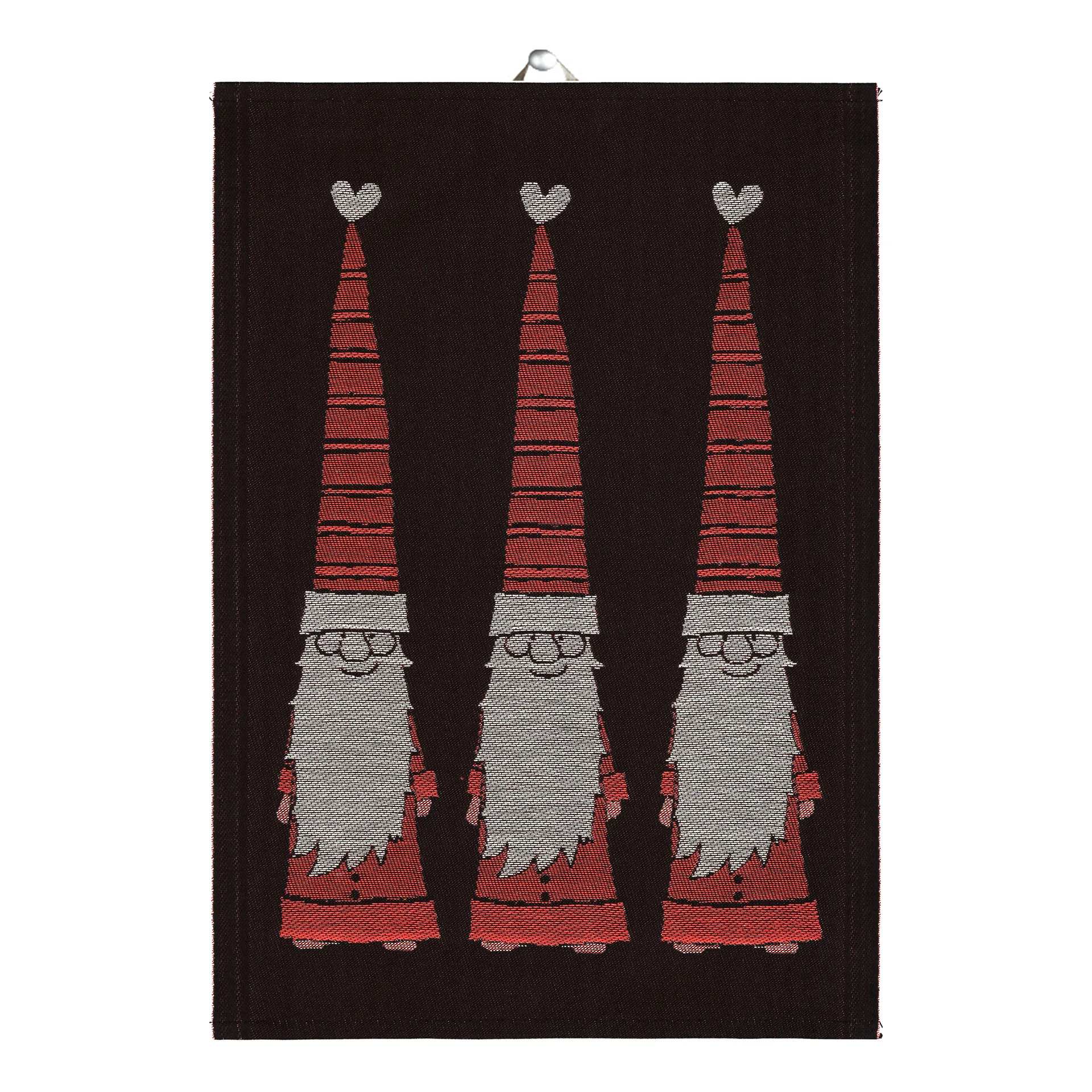 Canovaccio Långtomtar, 48x70 cm, Rosso Ekelund Linneväveri