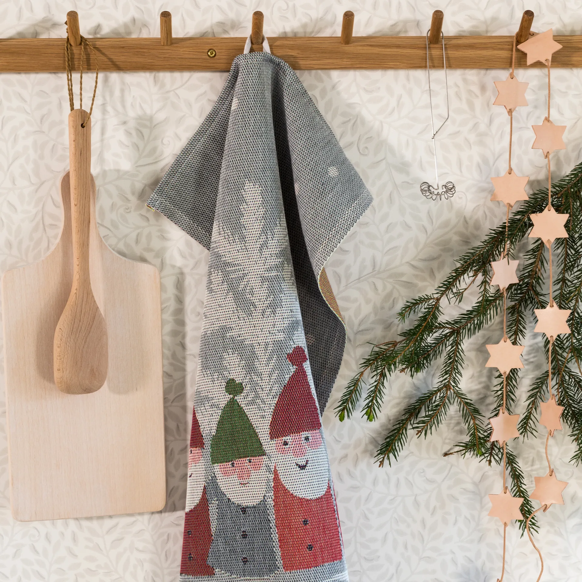 Canovaccio Tomtemöte 40x60 cm, Grigio, bianco Ekelund Linneväveri