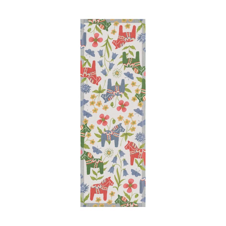 Centrotavola Blomsterhäst 35x100 cm - Multi - Ekelund Linneväveri