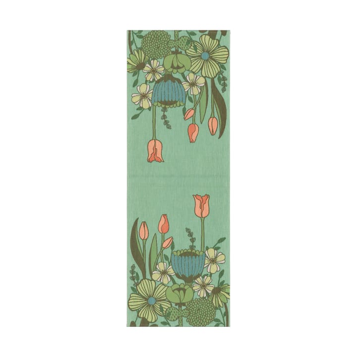 Centrotavola Soft Green 35x100 cm - Verde - Ekelund Linneväveri