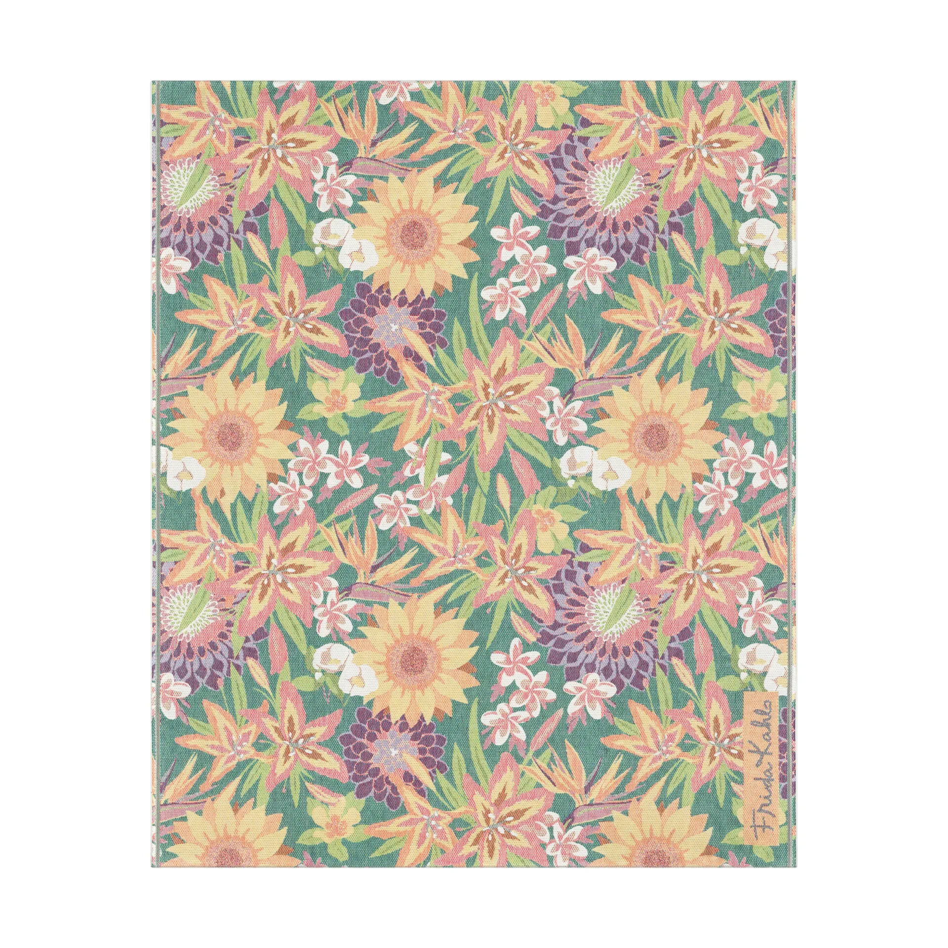 Coperta Flores 140x170 cm, Multi Ekelund Linneväveri