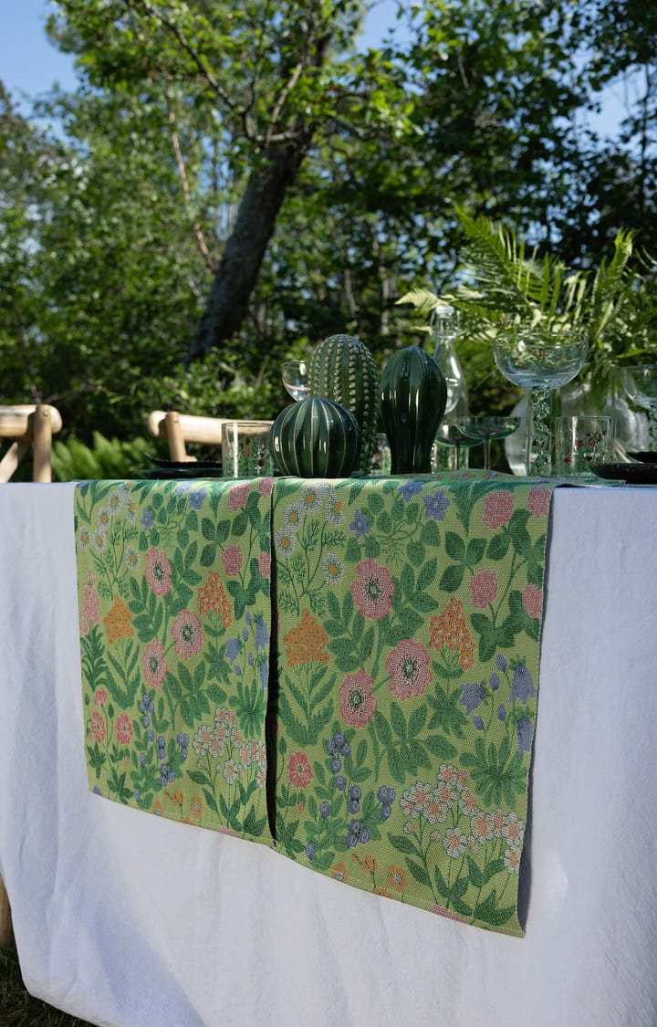 Coperta in cotone Vildblommor 140x170 cm, Multi Ekelund Linneväveri