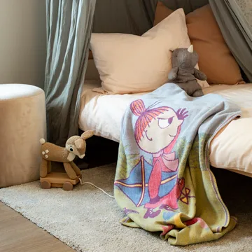 Coperta per bambini Moomin 72x105 cm - windy - Ekelund Linneväveri