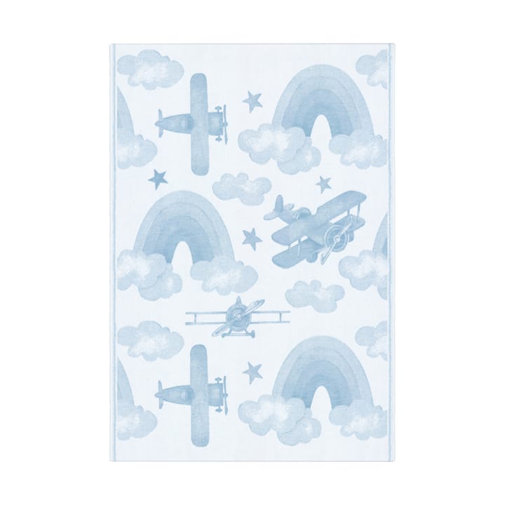 Coperta per neonati Airplane 70x105 cm, Blu Ekelund Linneväveri