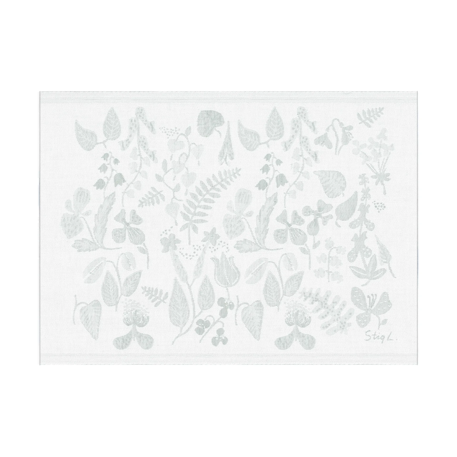 Copricuscino Herbarium 35x48 cm, Grigio Ekelund Linneväveri