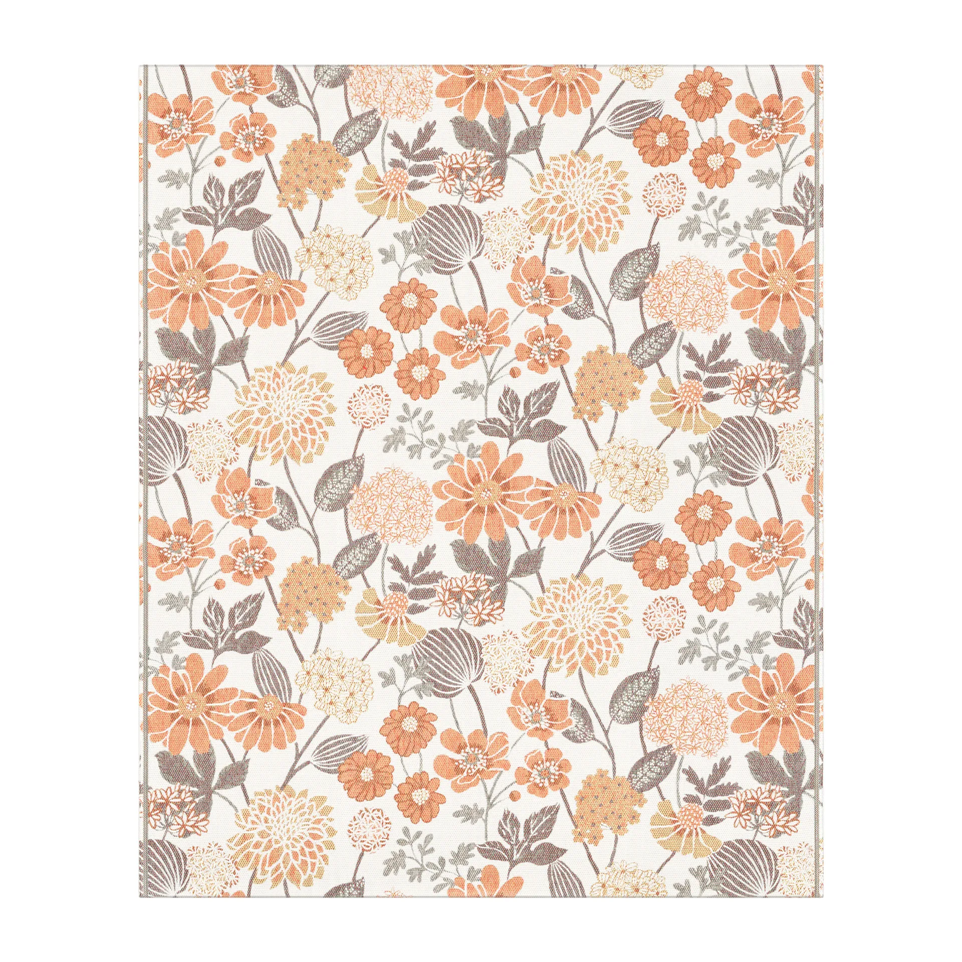 Plaid in cotone Bodum 140x170 cm, Arancione Ekelund Linneväveri