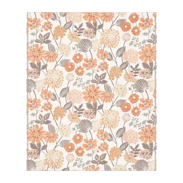 Plaid in cotone Bodum 140x170 cm - Arancione - Ekelund Linneväveri