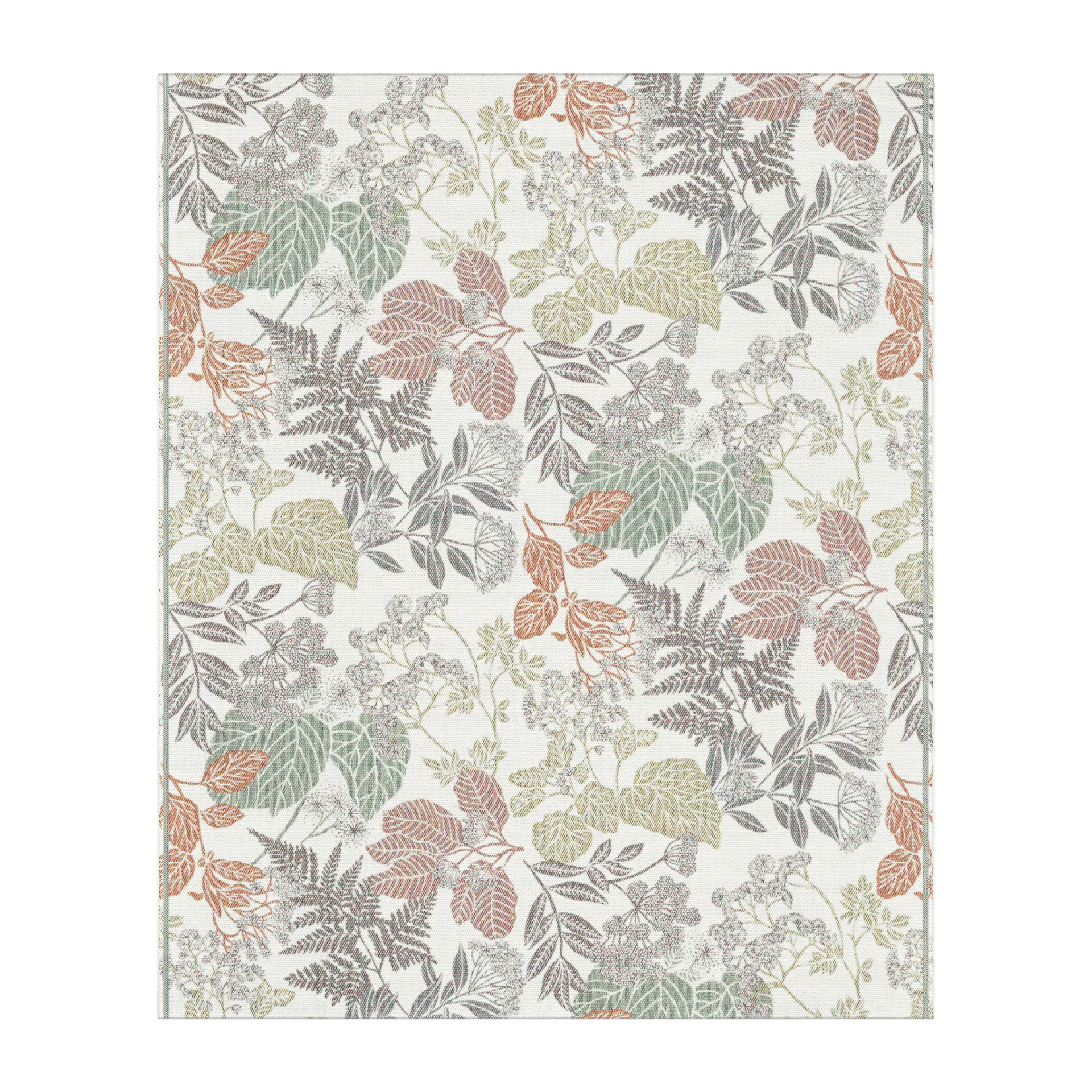 Plaid in cotone Höstnature 140x170 cm, Marrone Ekelund Linneväveri