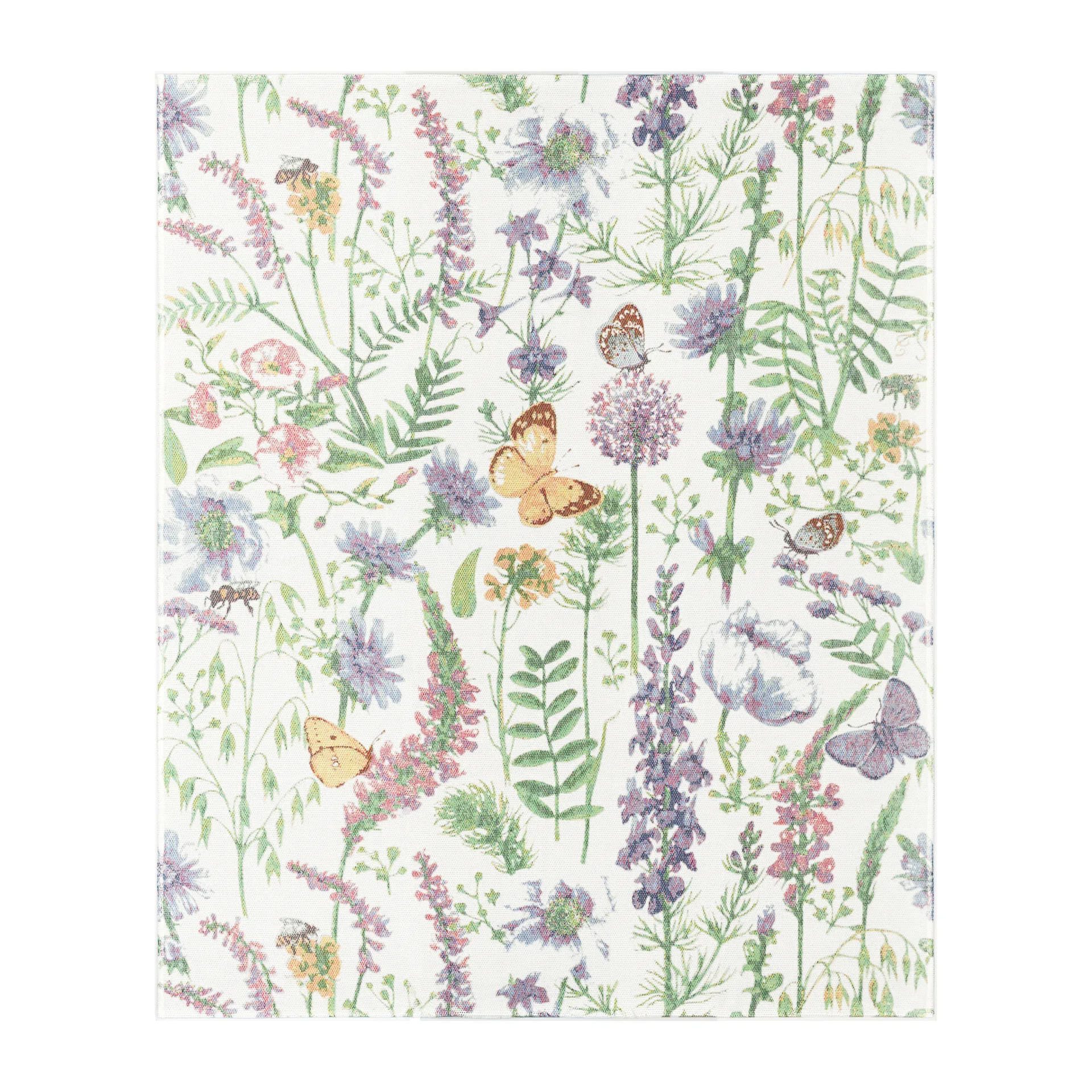 Plaid in cotone Selma 120x140 cm, Multicolore Ekelund Linneväveri