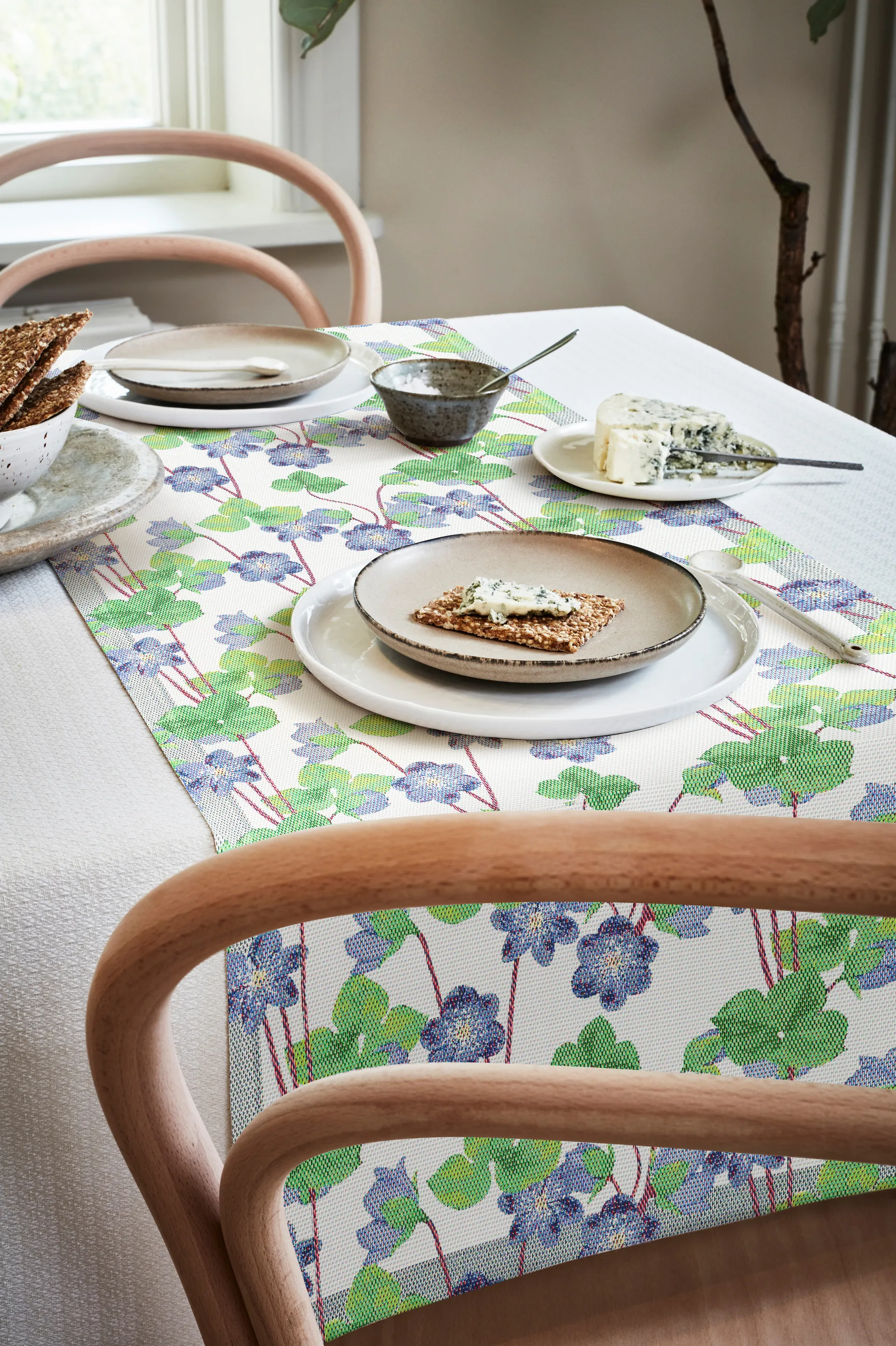 Runner Hepatica, 35x120 cm Ekelund Linneväveri