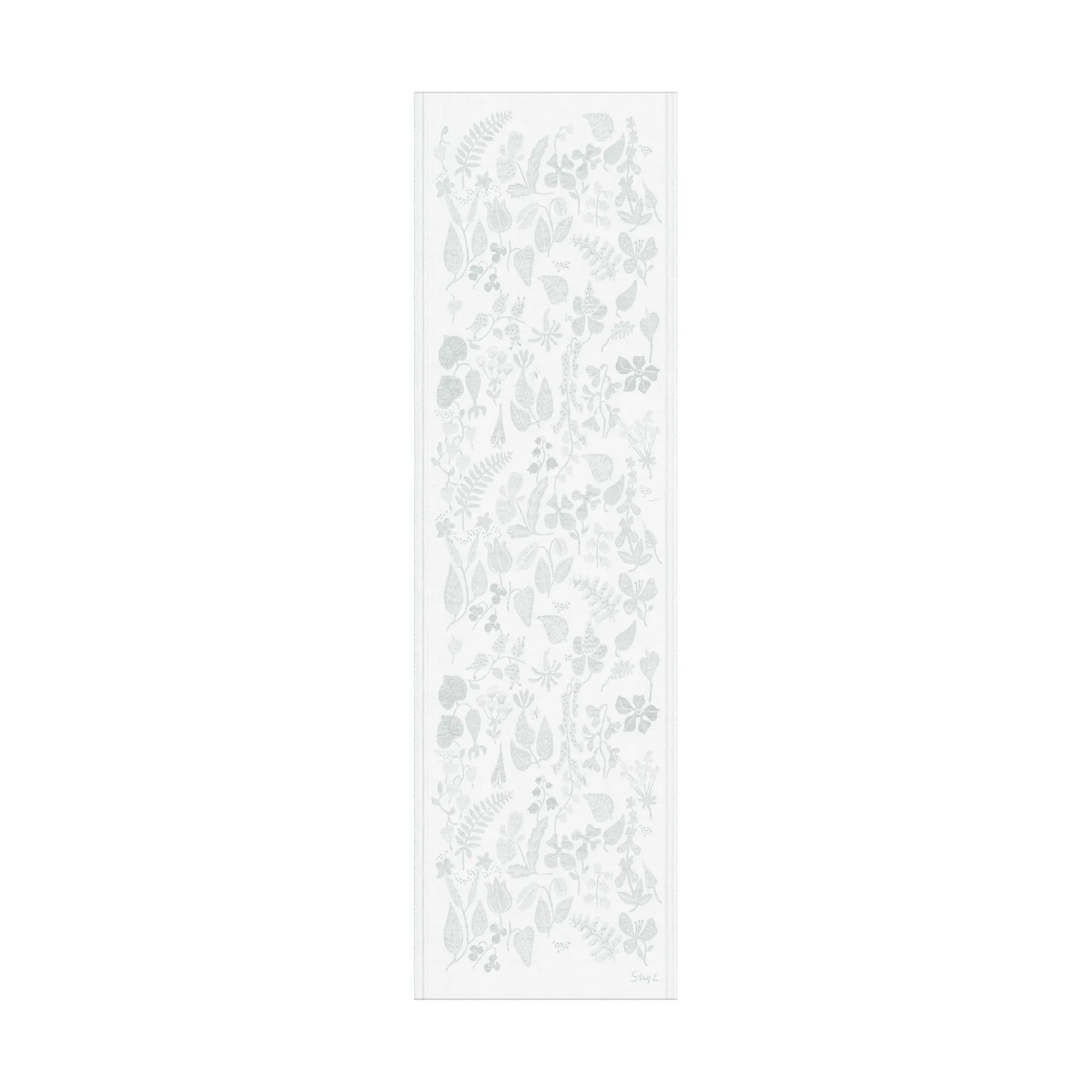 Runner Herbarium 35x120 cm, Grigio Ekelund Linneväveri
