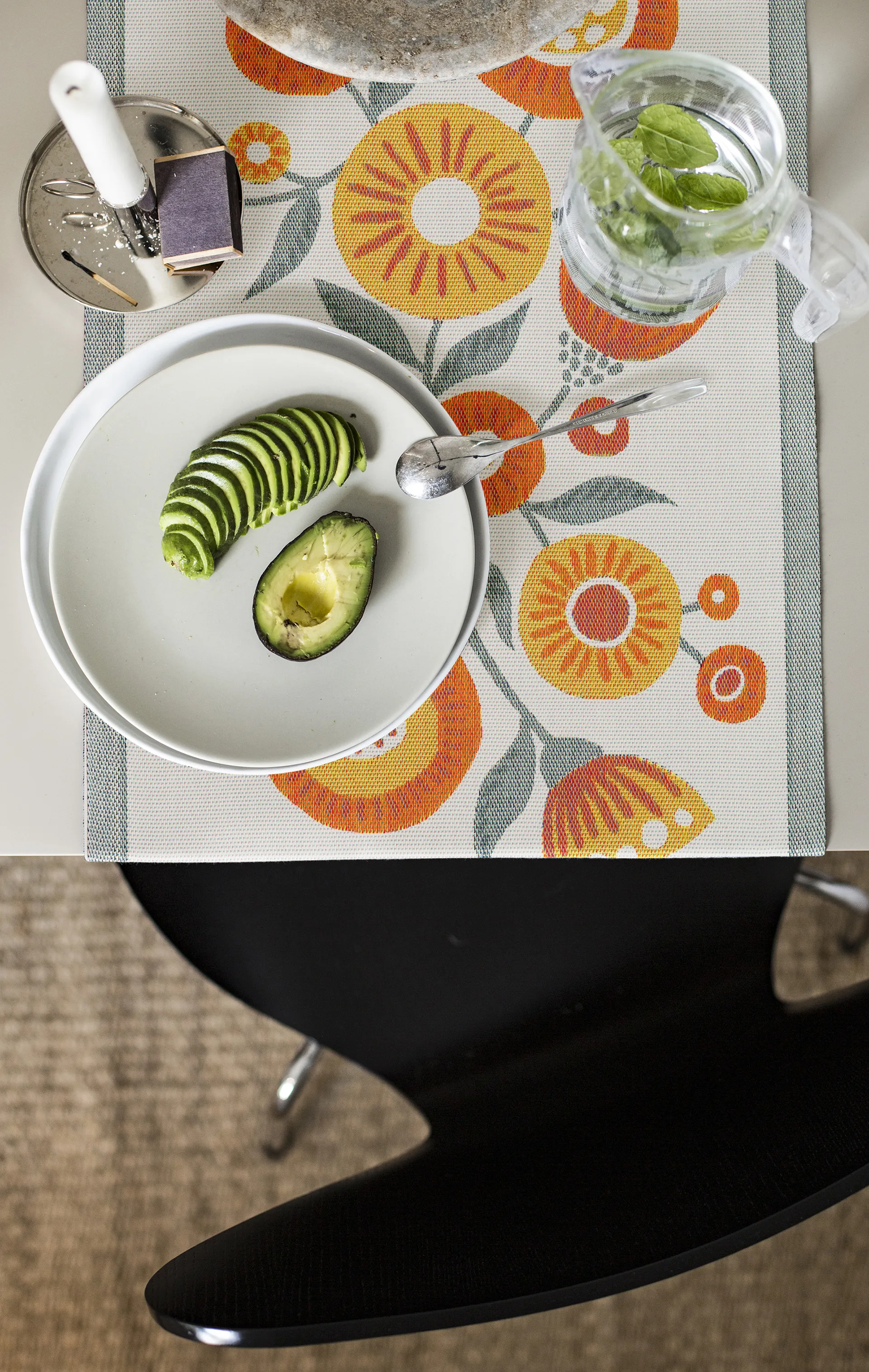 Runner Solblomma, 35x100 cm Ekelund Linneväveri