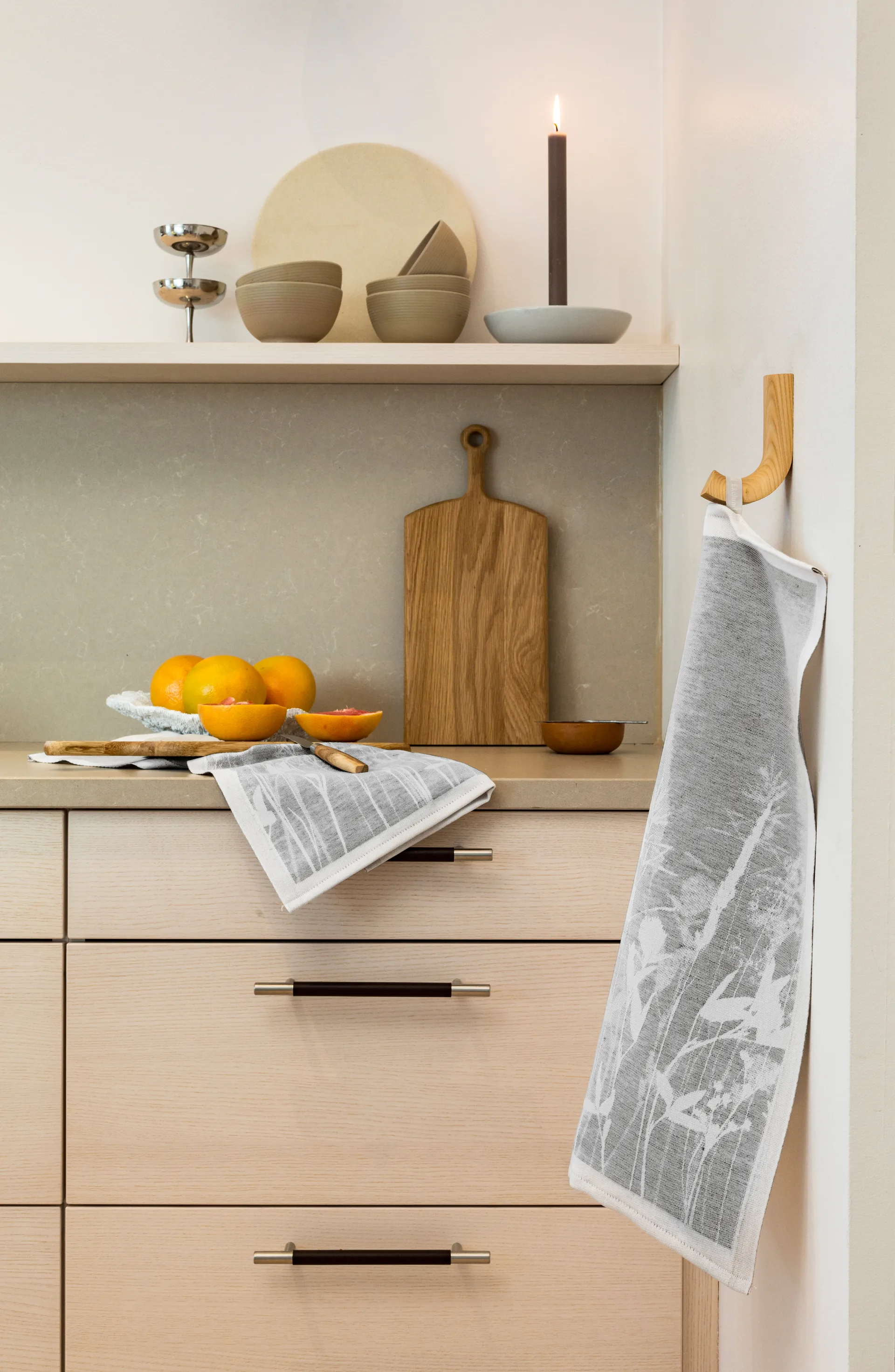 Strofinaccio da cucina Airy 35x50 cm, grigio Ekelund Linneväveri