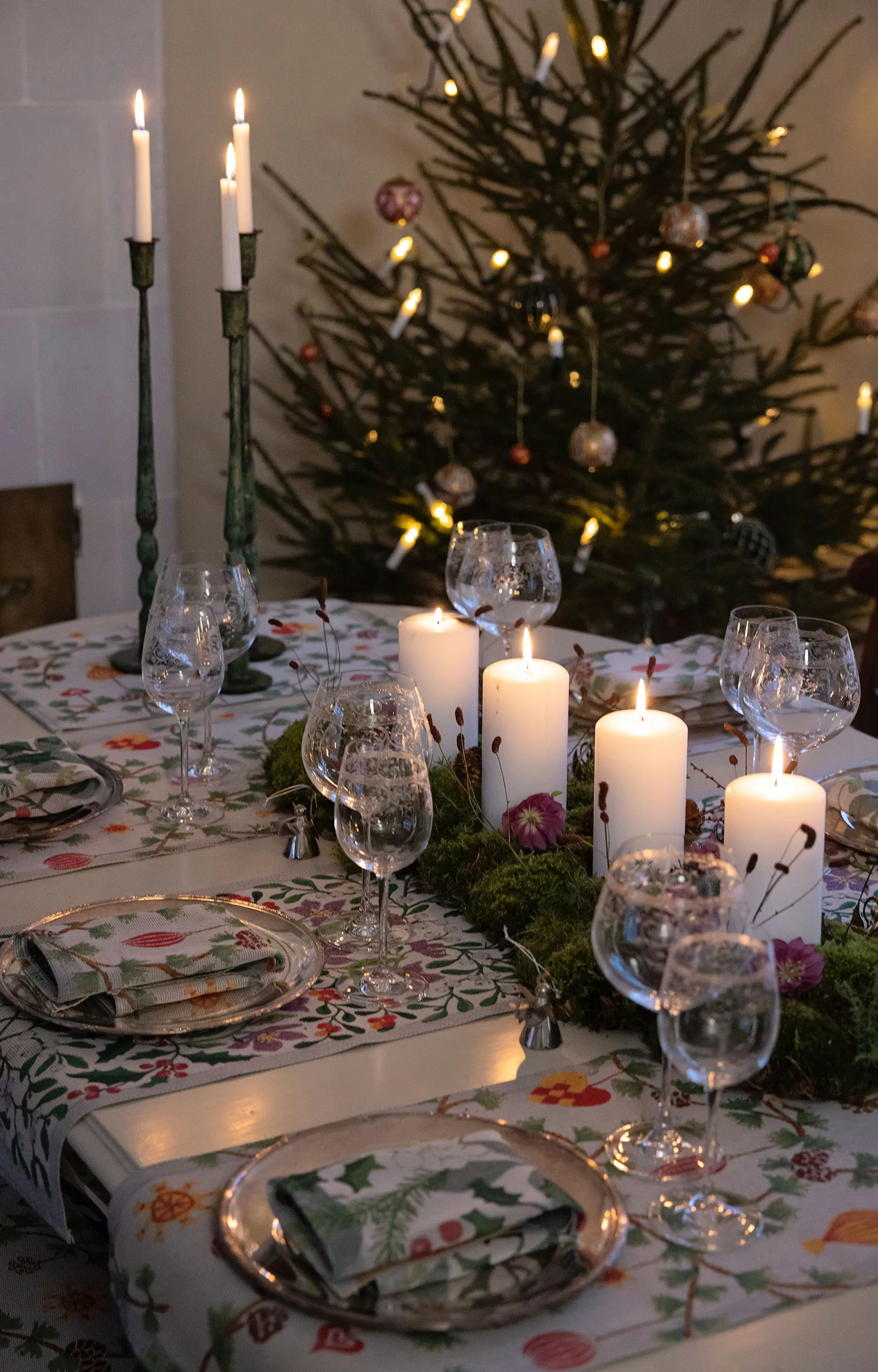 Strofinaccio da cucina Julnatt 35x50 cm, Nero Ekelund Linneväveri