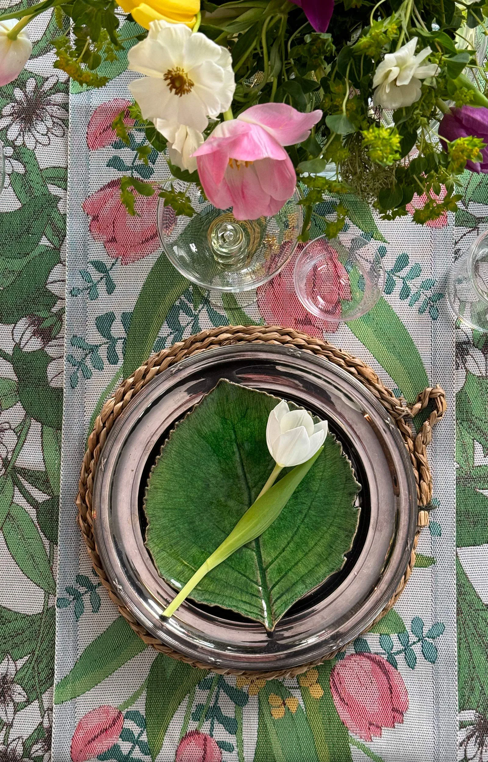 Strofinaccio da cucina Tulpanlund 35x50 cm, Multi Ekelund Linneväveri