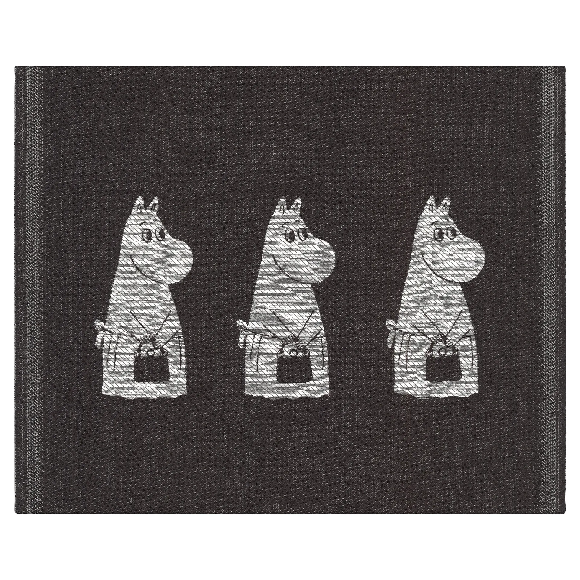 Strofinaccio Moominmamma 28x35 cm, nero Ekelund Linneväveri