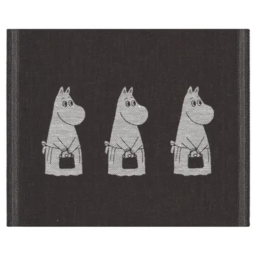 Strofinaccio Moominmamma 28x35 cm - nero - Ekelund Linneväveri