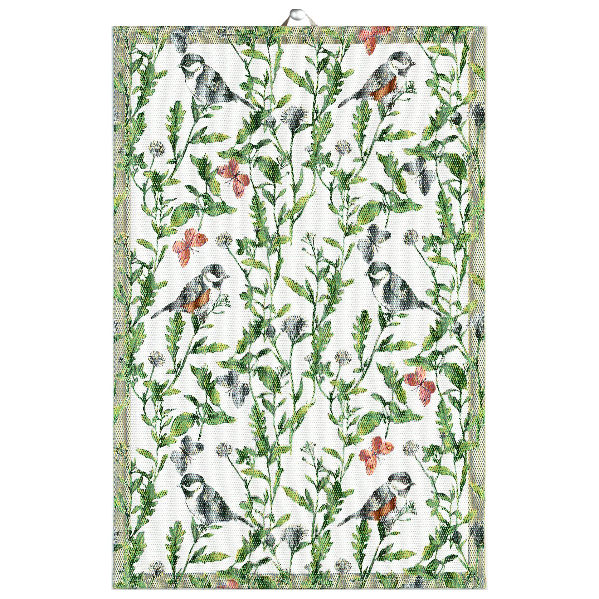 Strofinaccio Sommarfåglar 40x60 cm, Multicolore Ekelund Linneväveri