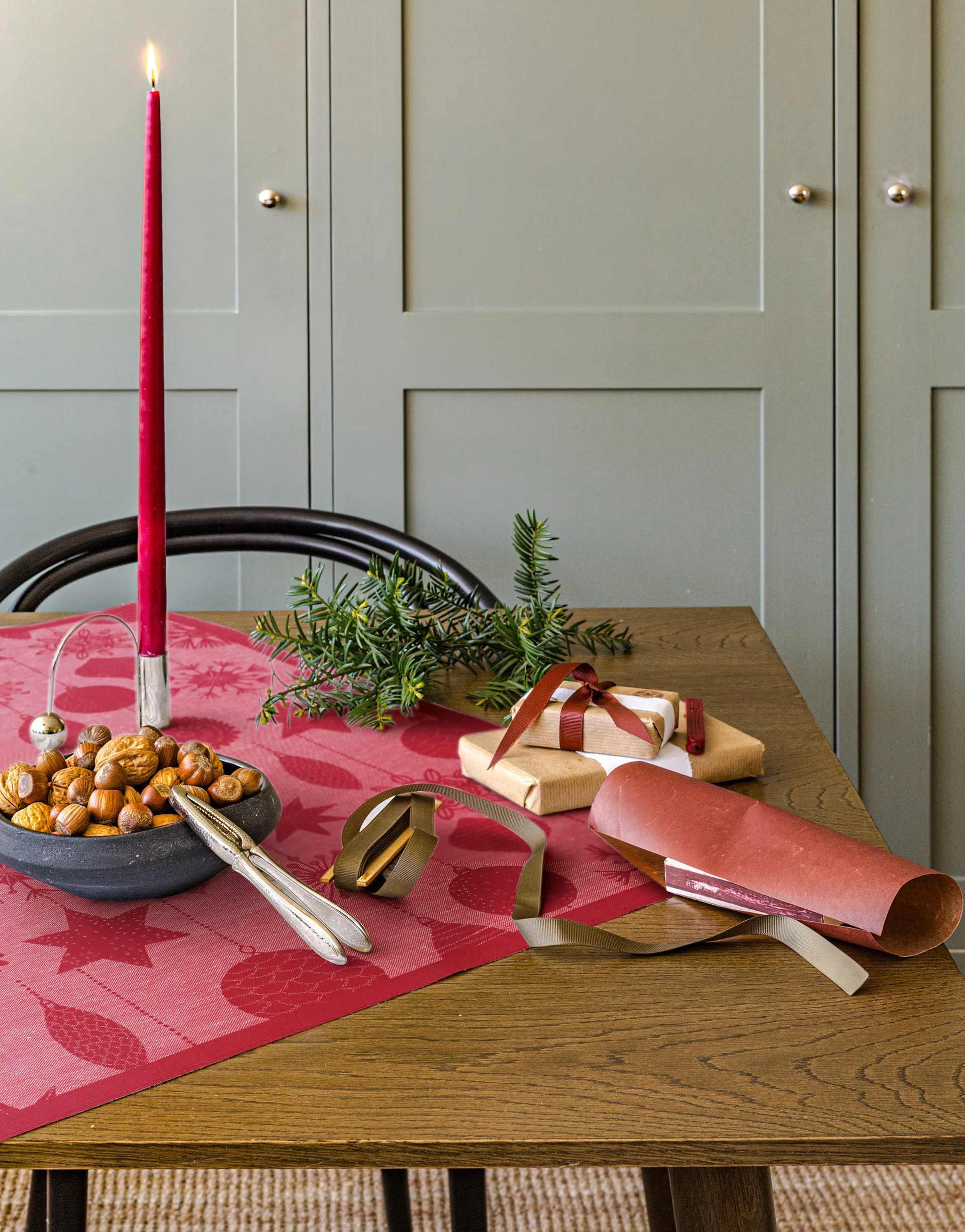 Tovaglia Dekoration, 80x80 cm Ekelund Linneväveri