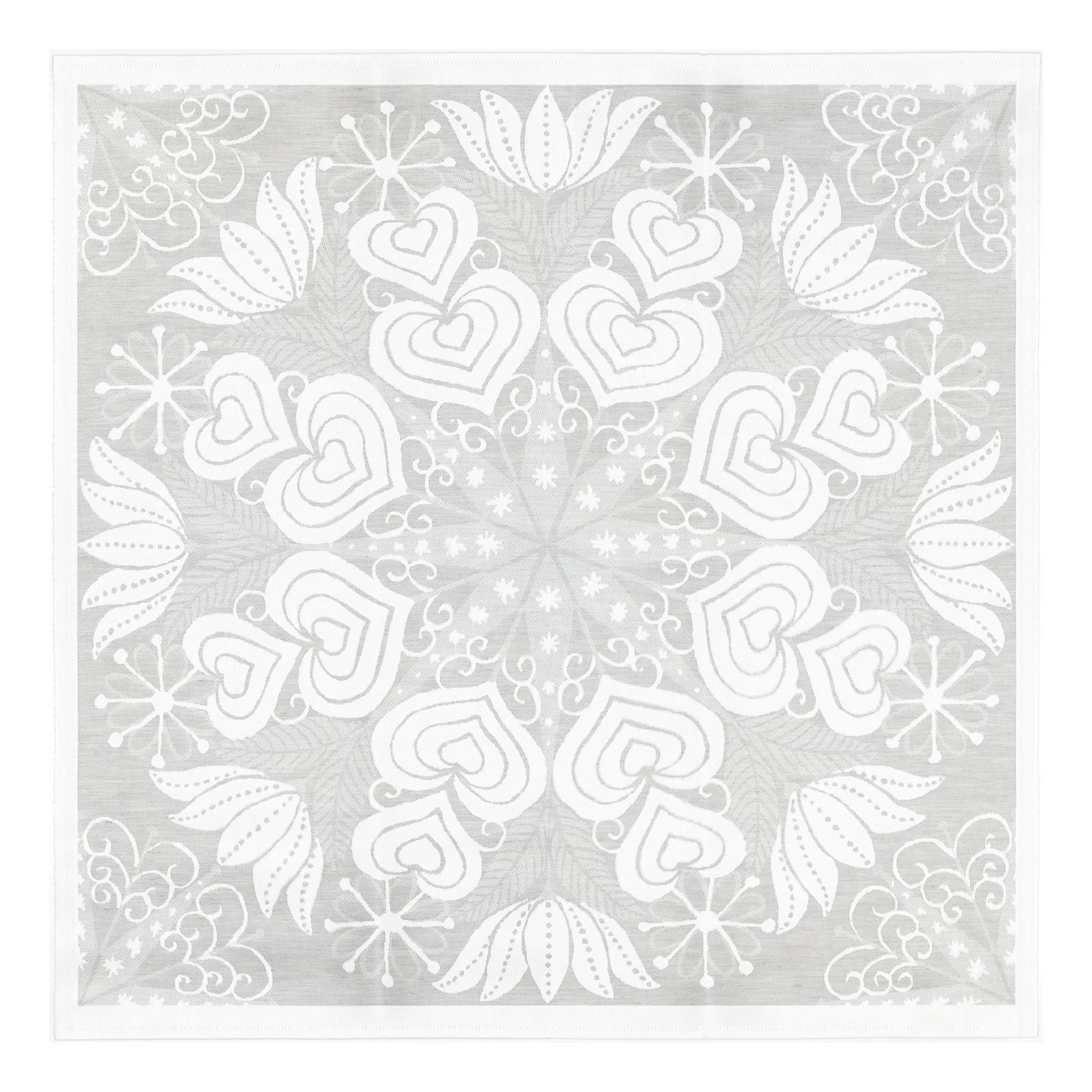 Tovaglia Hjärtbo 80x80 cm, Grigio Ekelund Linneväveri