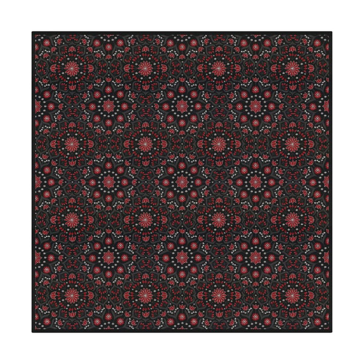 Tovaglia natalizia Bettys 145x145 cm, Rosso-nero Ekelund Linneväveri