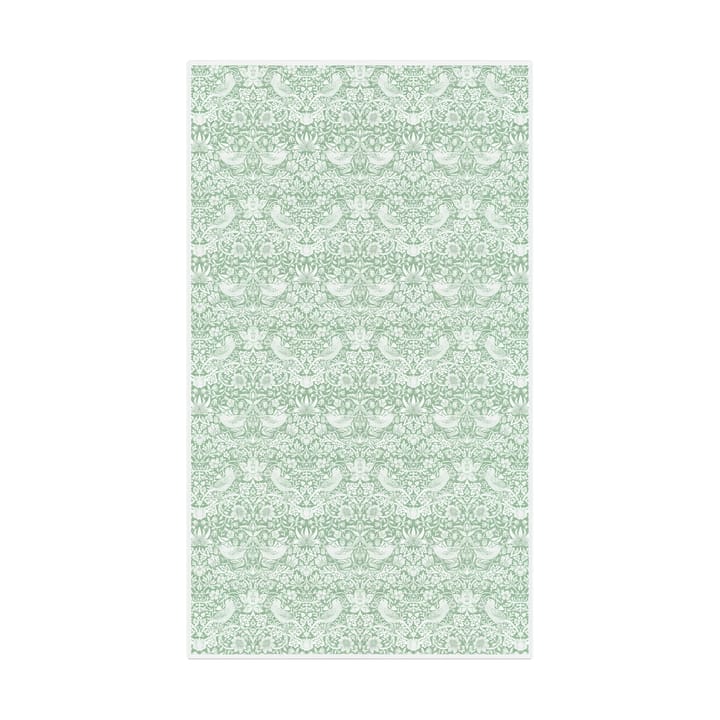 Tovaglia Strawberry Thief 150x250 cm - Verde - Ekelund Linneväveri