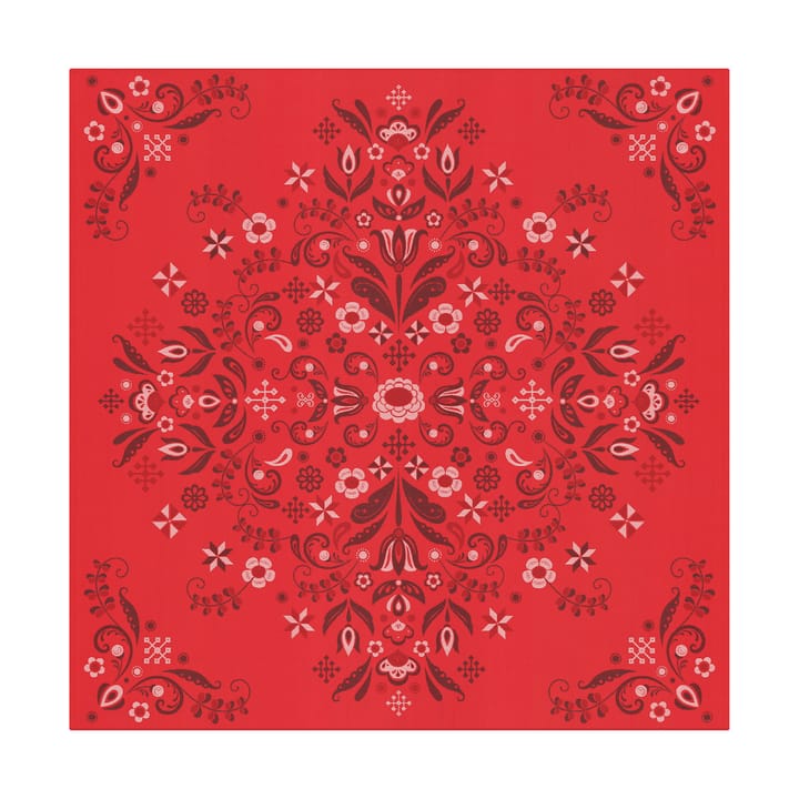 Tovaglia Torplyckan 145x145 cm - Rosso - Ekelund Linneväveri