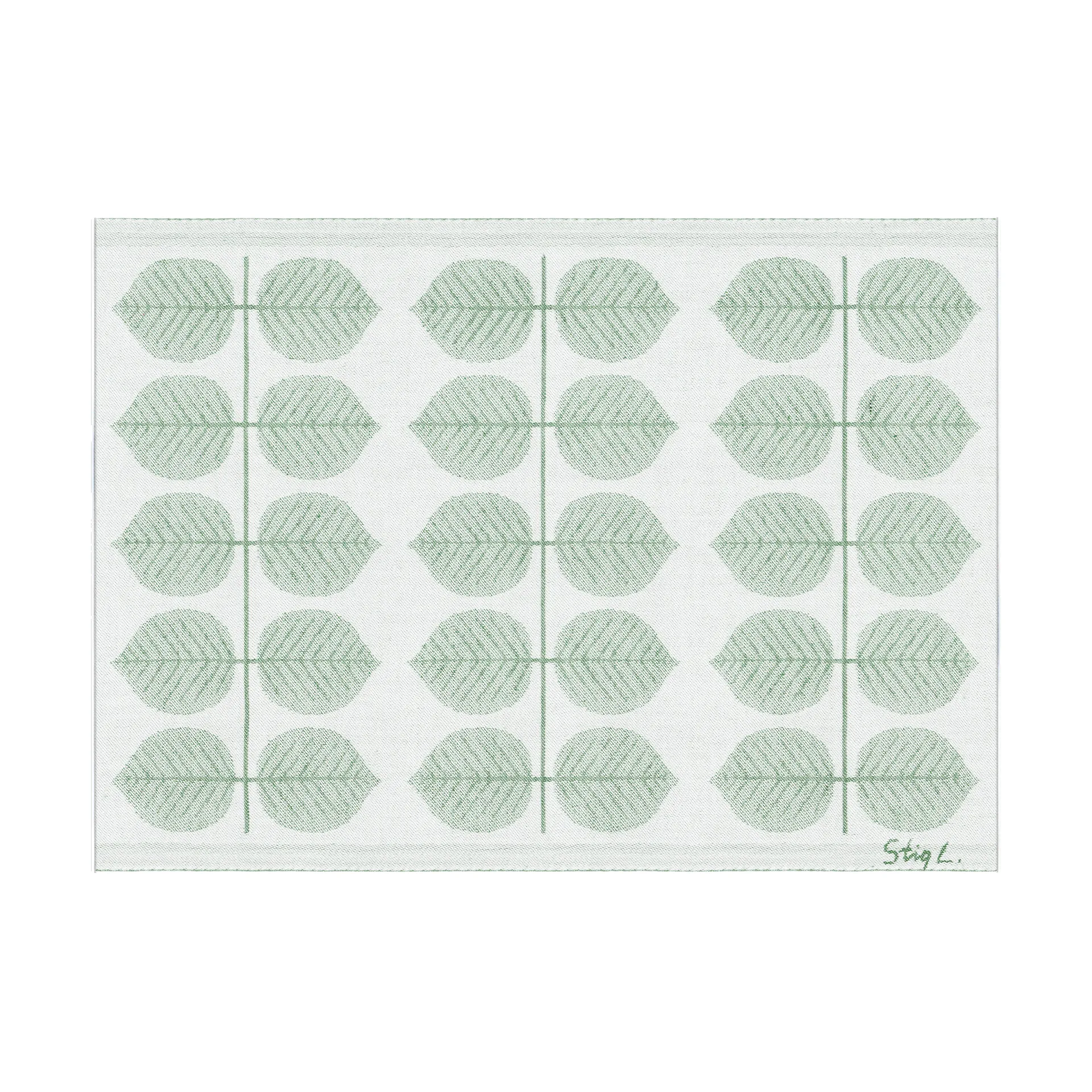 Tovaglietta Berså 35x48 cm, Verde Ekelund Linneväveri