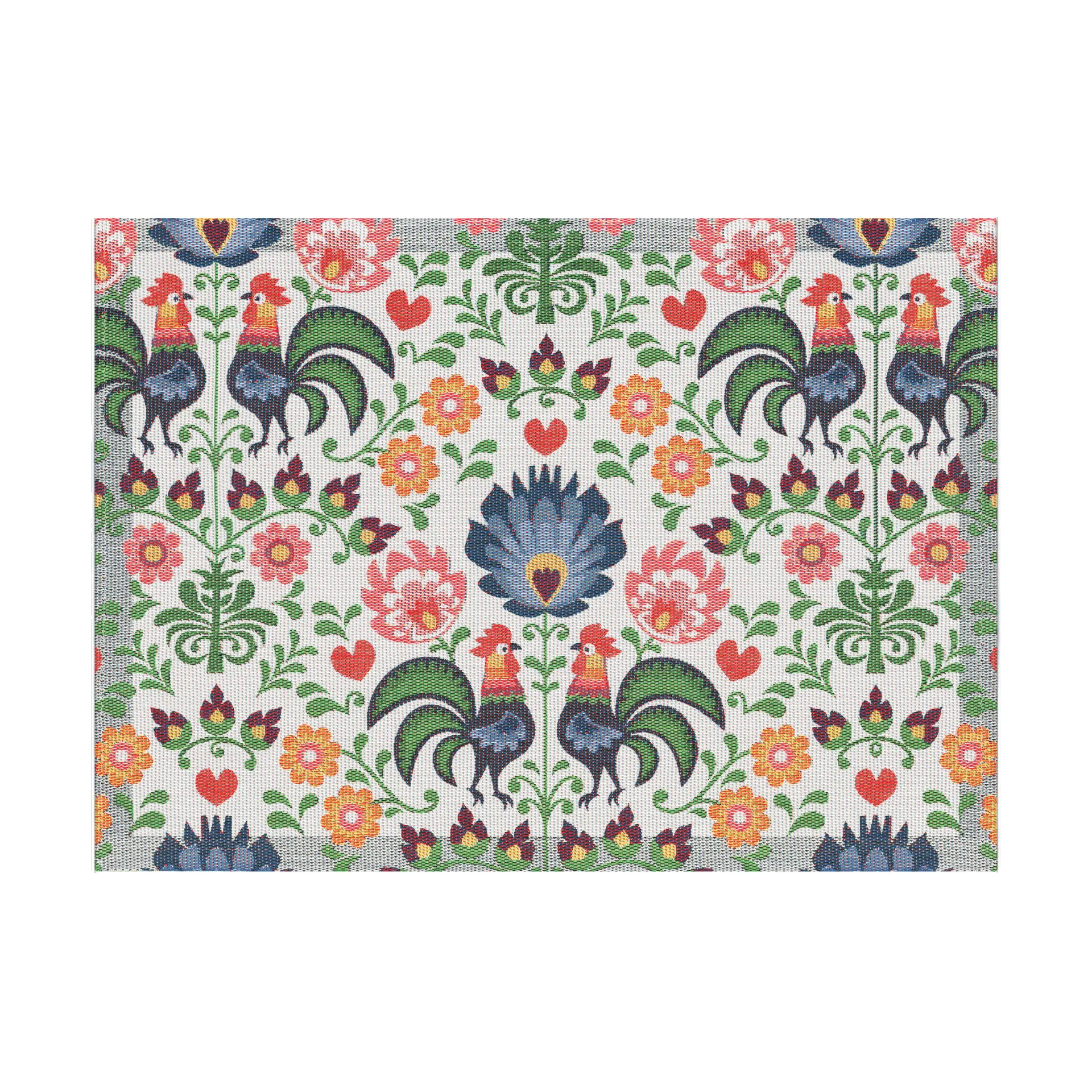 Tovaglietta da tavolo Rooster 35x48 cm, Multi Ekelund Linneväveri