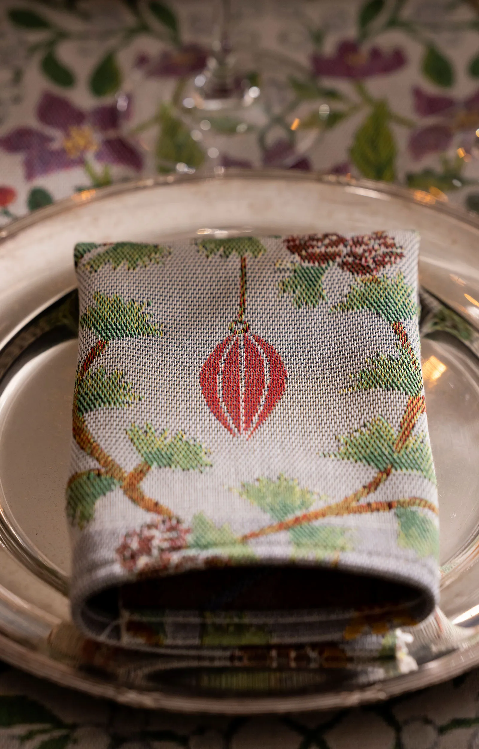 Tovaglietta Julefröjd 35x48 cm, Multi Ekelund Linneväveri